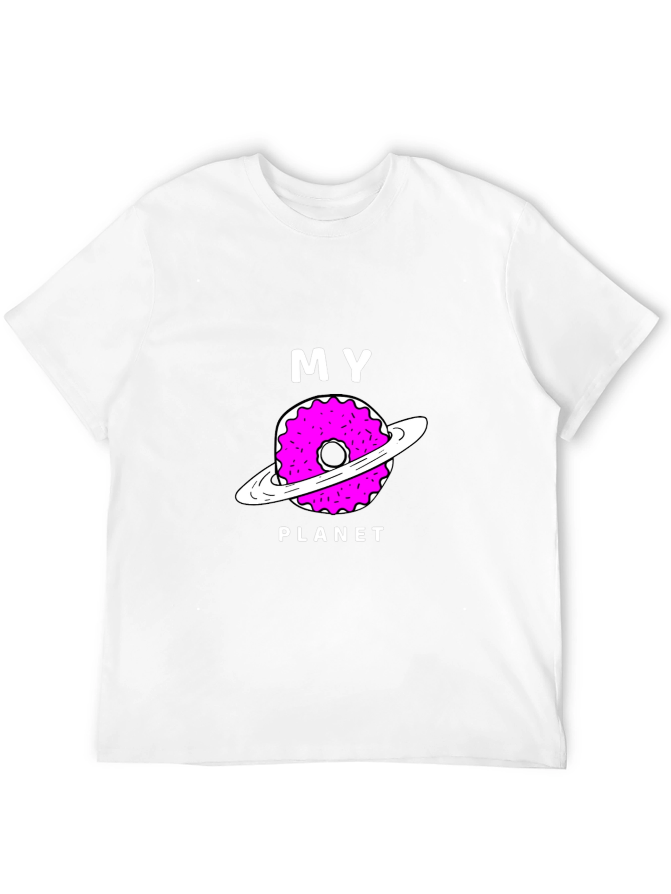 My Donut Planet Black Graphic T-Shirt