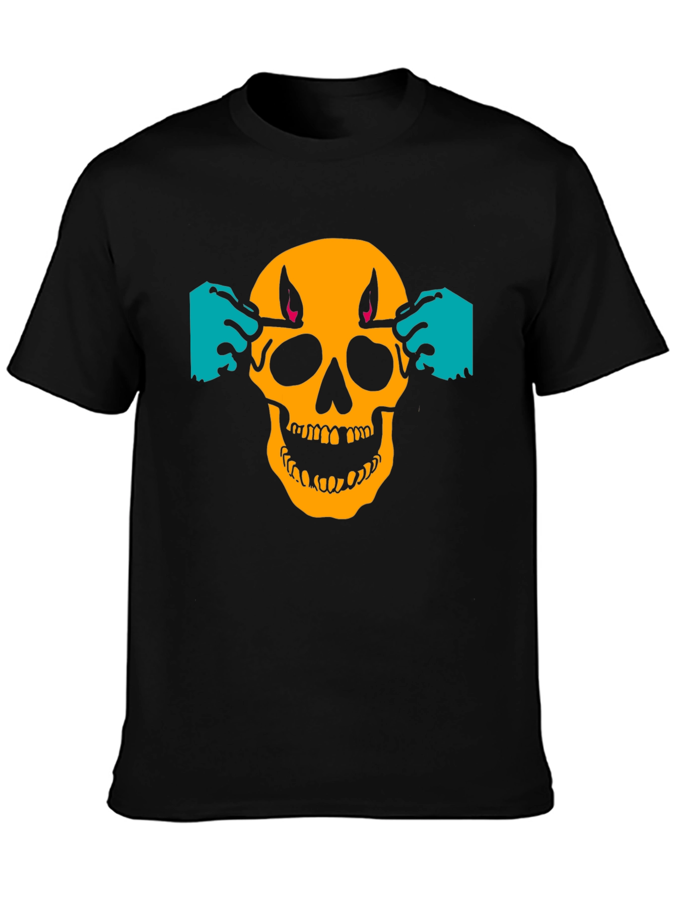 Skull Tee - Light Em Up! Graphic Print