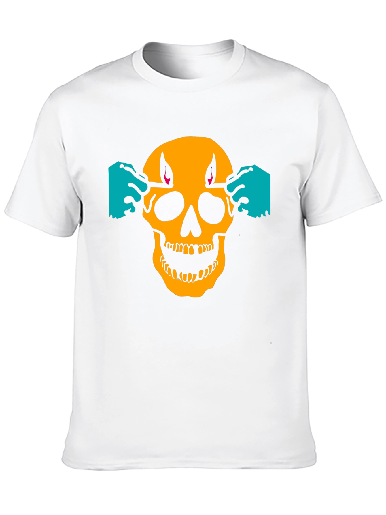 Skull Tee - Light Em Up! Graphic Print