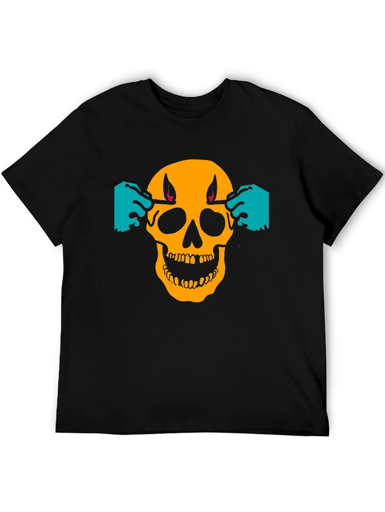 Skull Tee - Light Em Up! Graphic Print