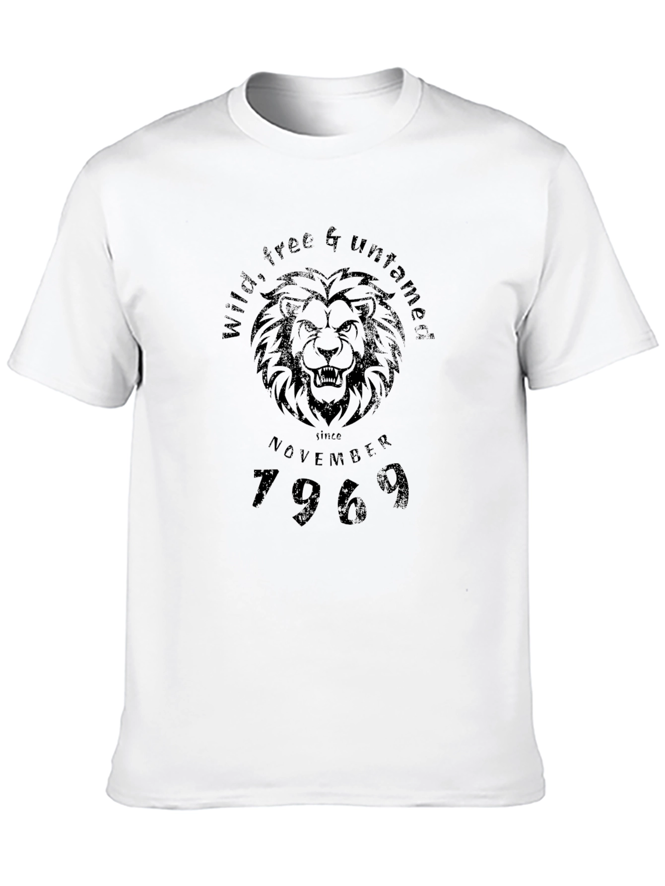 Wild & Untamed Lion Graphic T-Shirt - November 1969