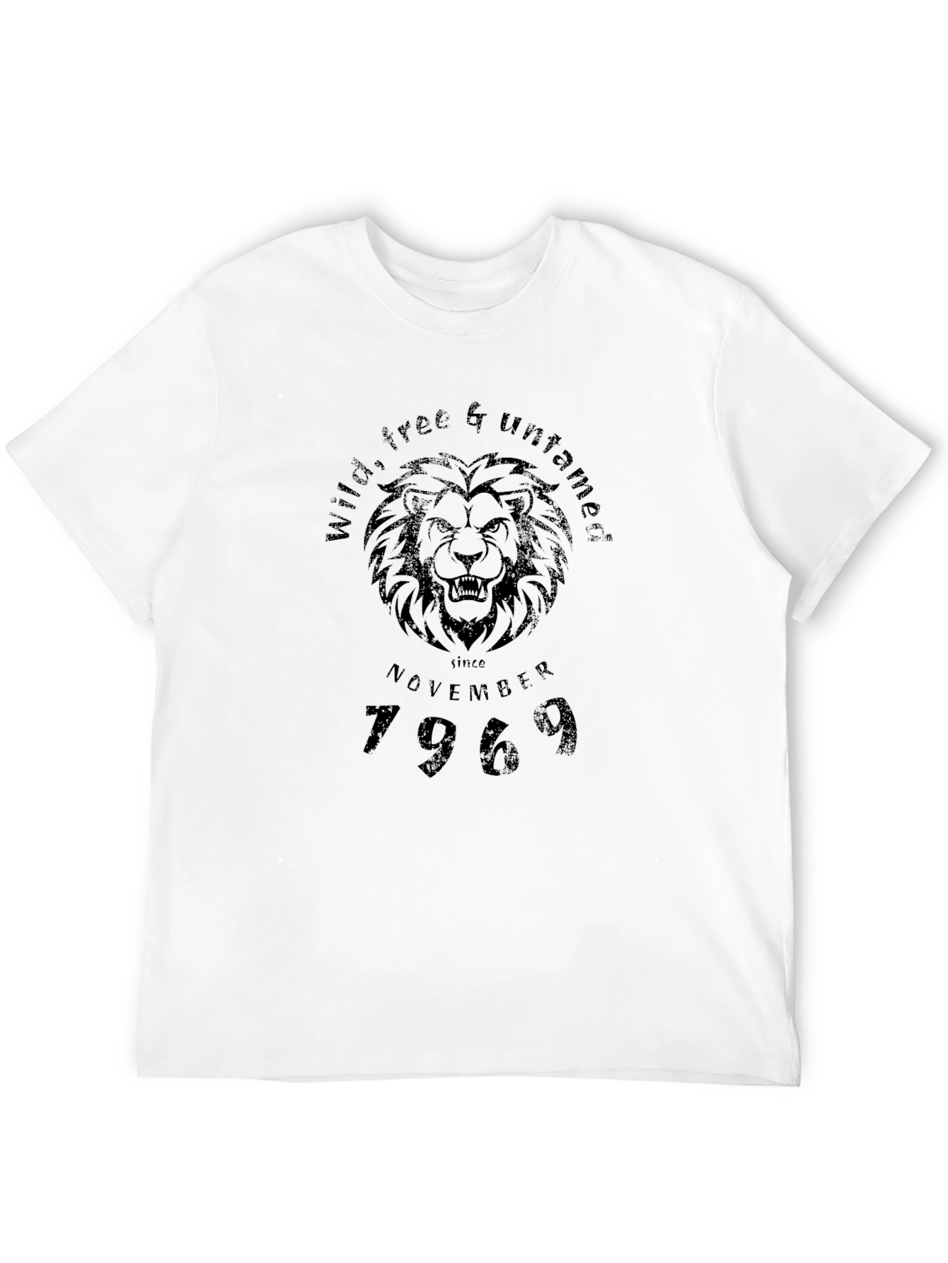 Wild & Untamed Lion Graphic T-Shirt - November 1969