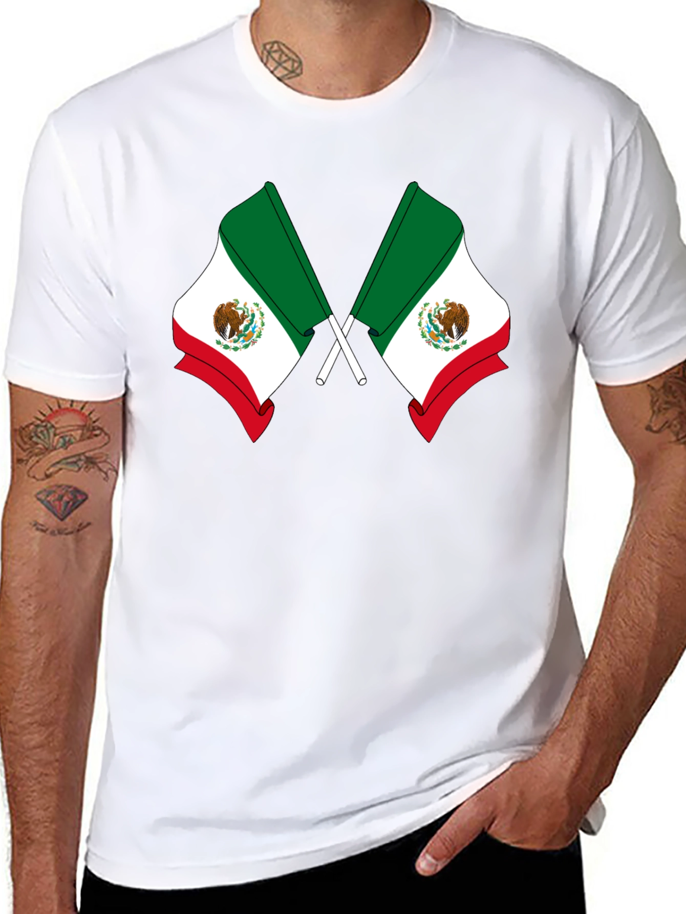 Mexican Flag T-Shirt - Viva Mexico!