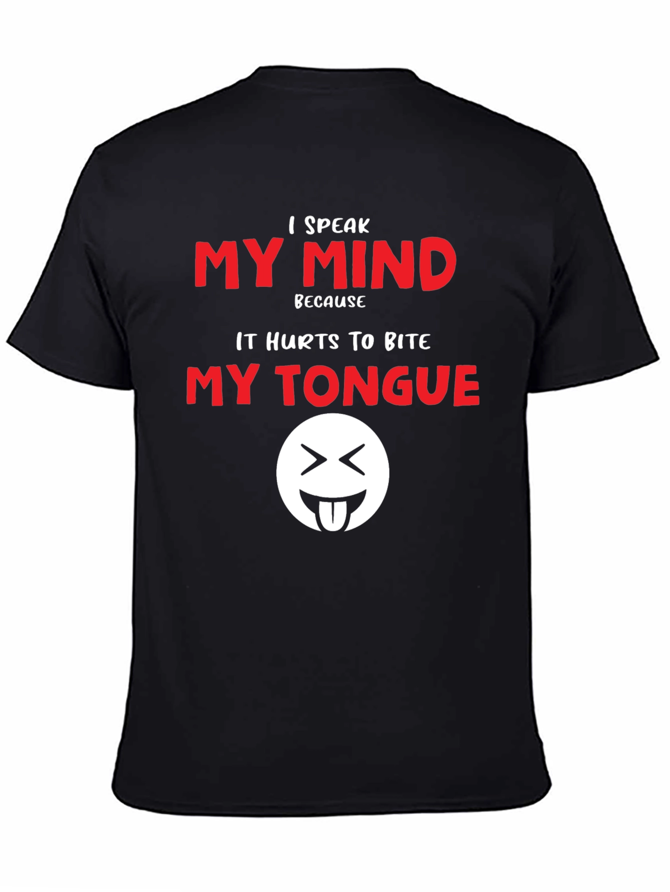 Speak My Mind Black T-Shirt