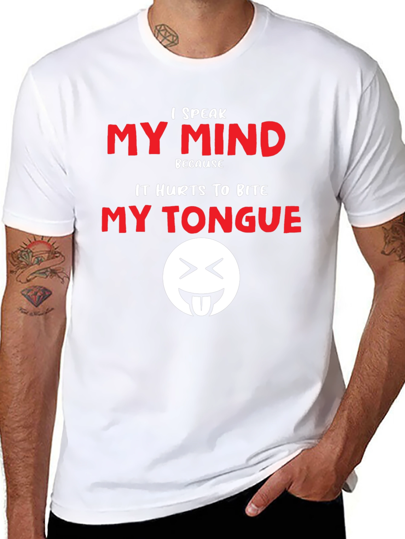 Speak My Mind Black T-Shirt