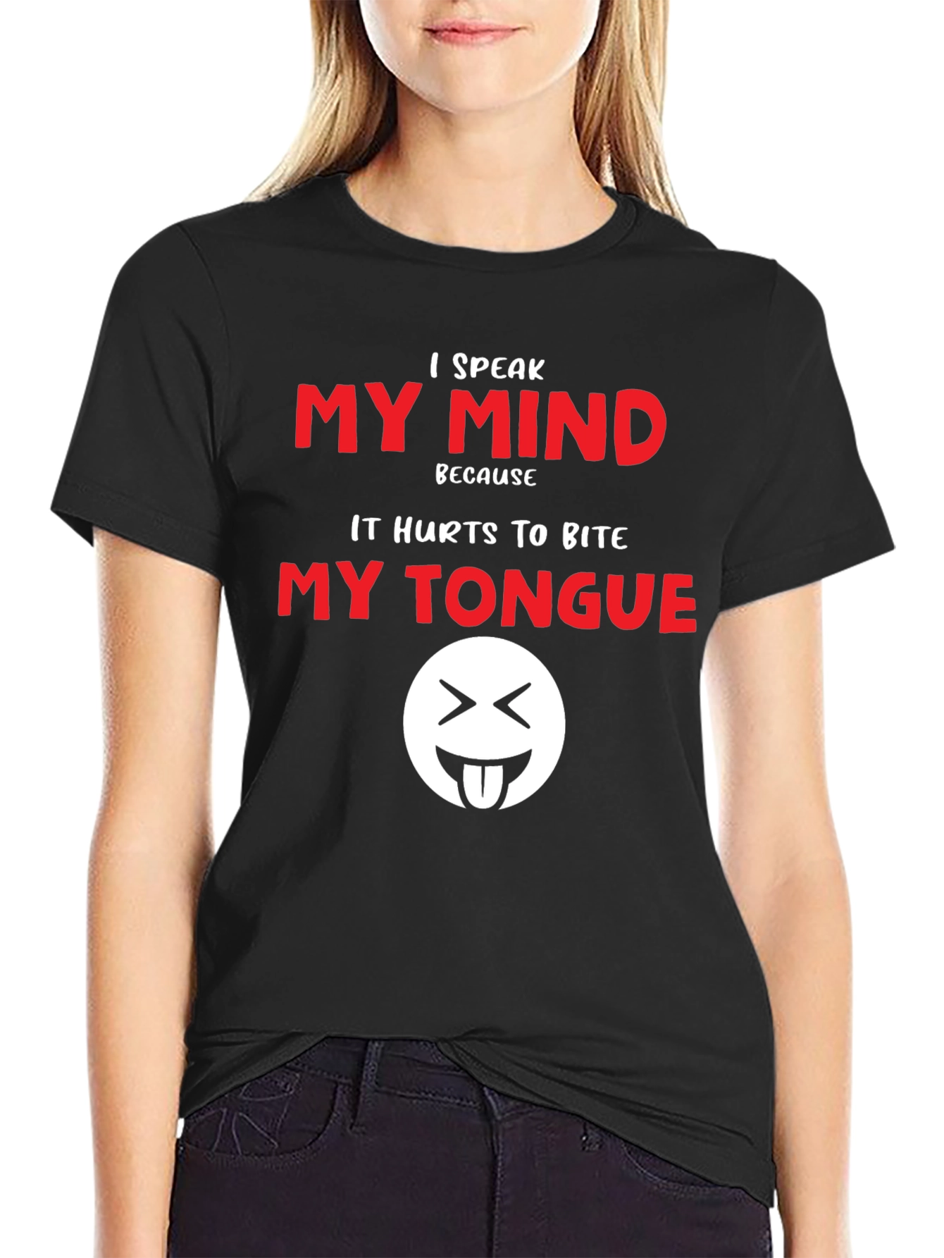 Speak My Mind Black T-Shirt