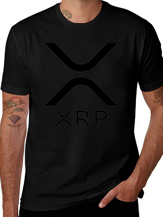 XRP Crypto T-Shirt - Black - Ripple Logo