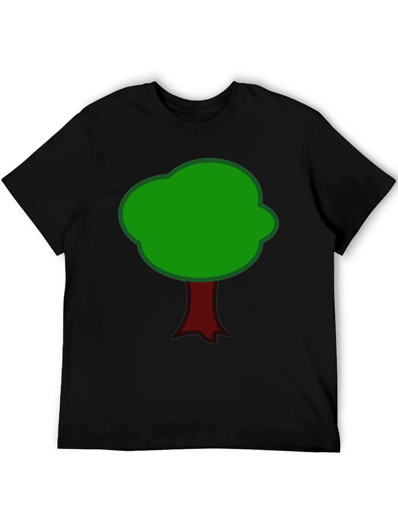 Cartoon Tree Graphic T-Shirt