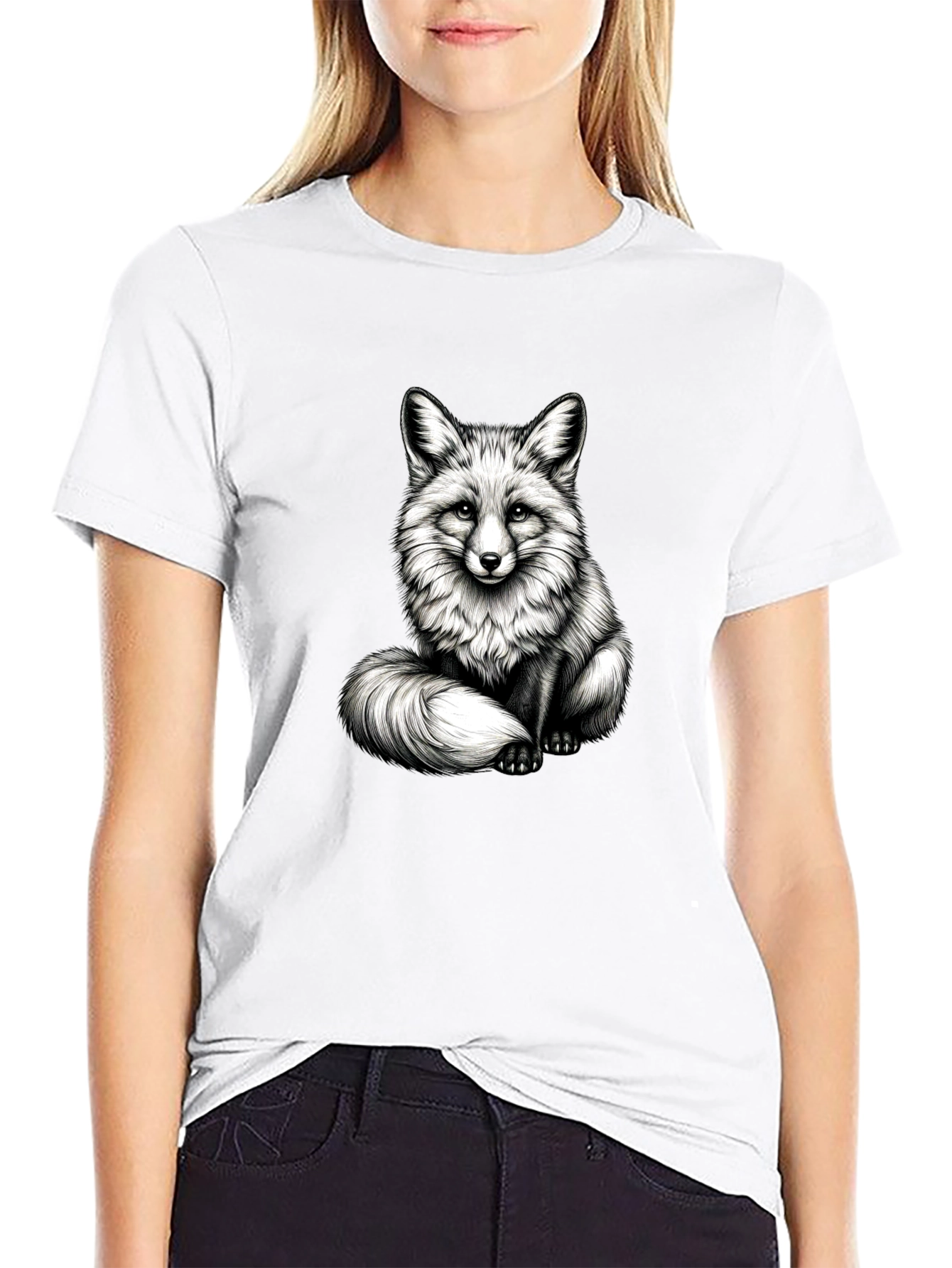 Fox Graphic Black T-Shirt