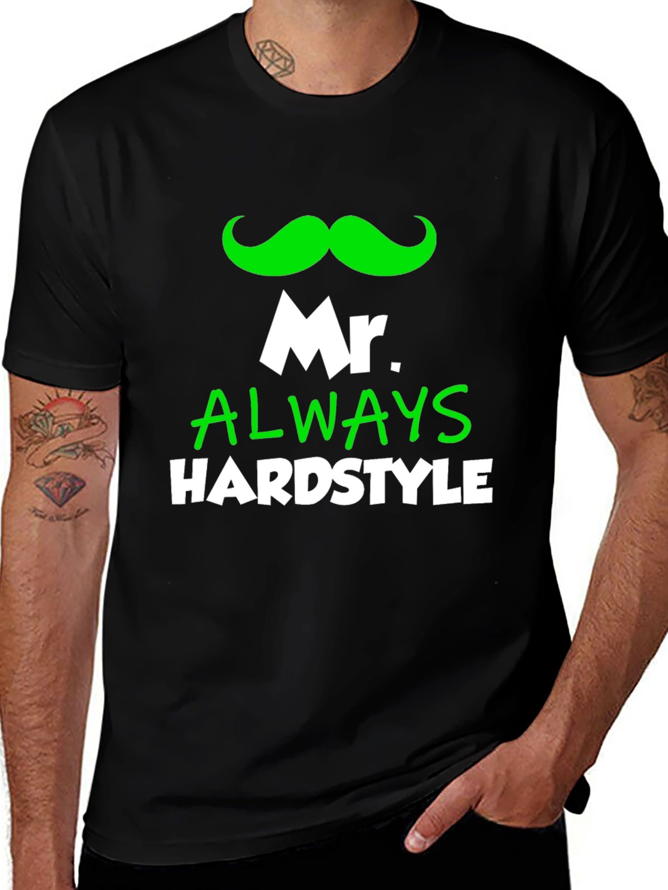 Mr. Always Hardstyle Black T-Shirt