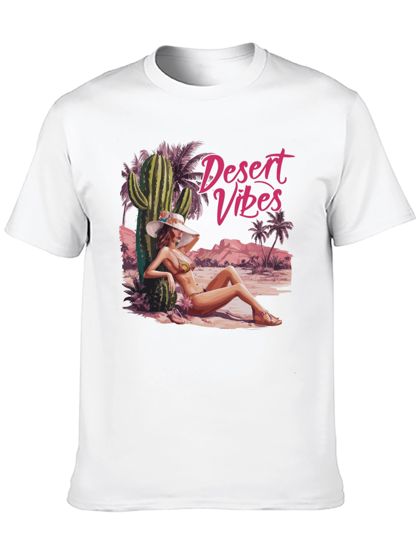 Desert Vibes T-Shirt - Black Graphic Tee