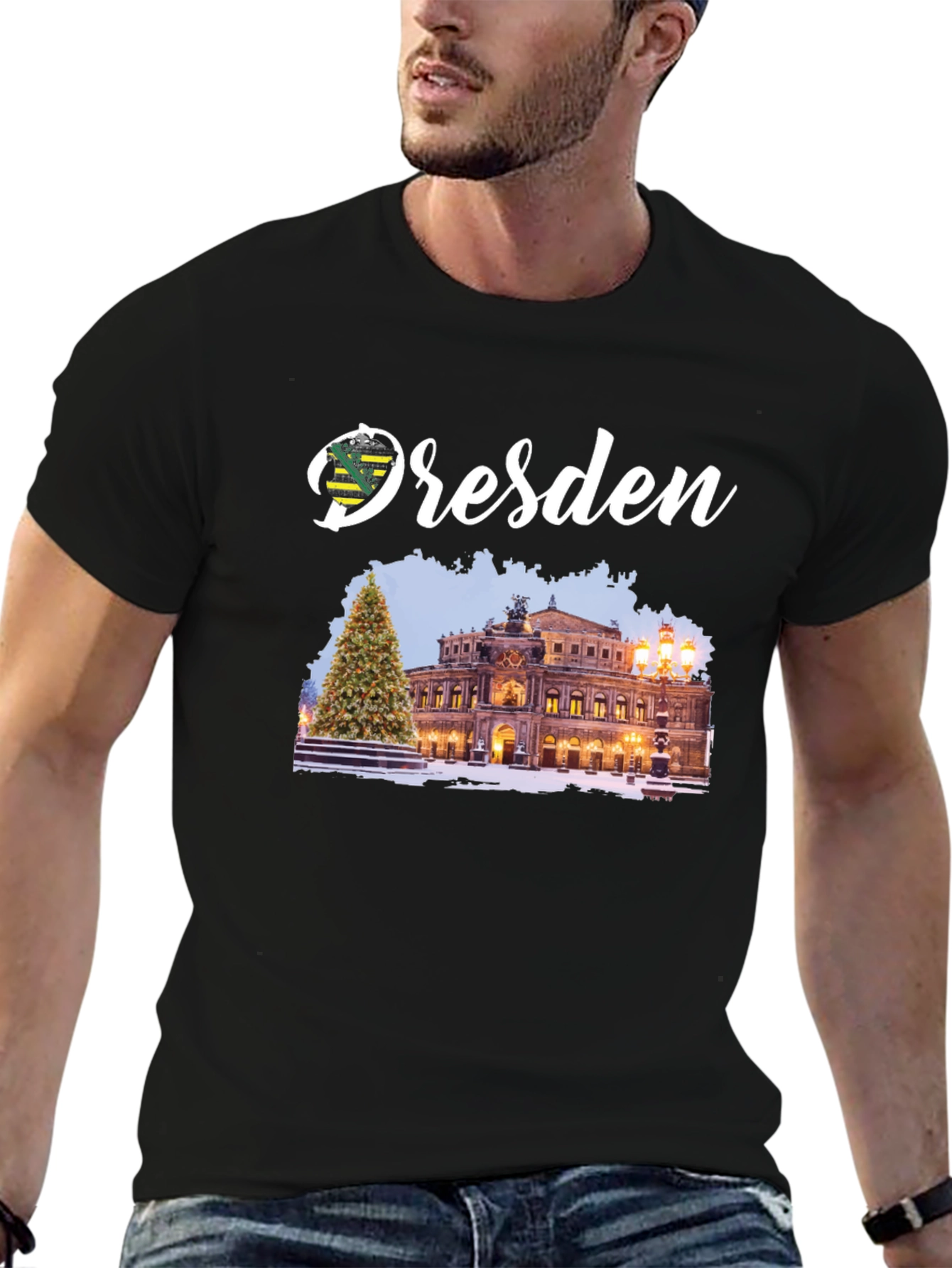 Dresden Germany T-Shirt: Semperoper Christmas