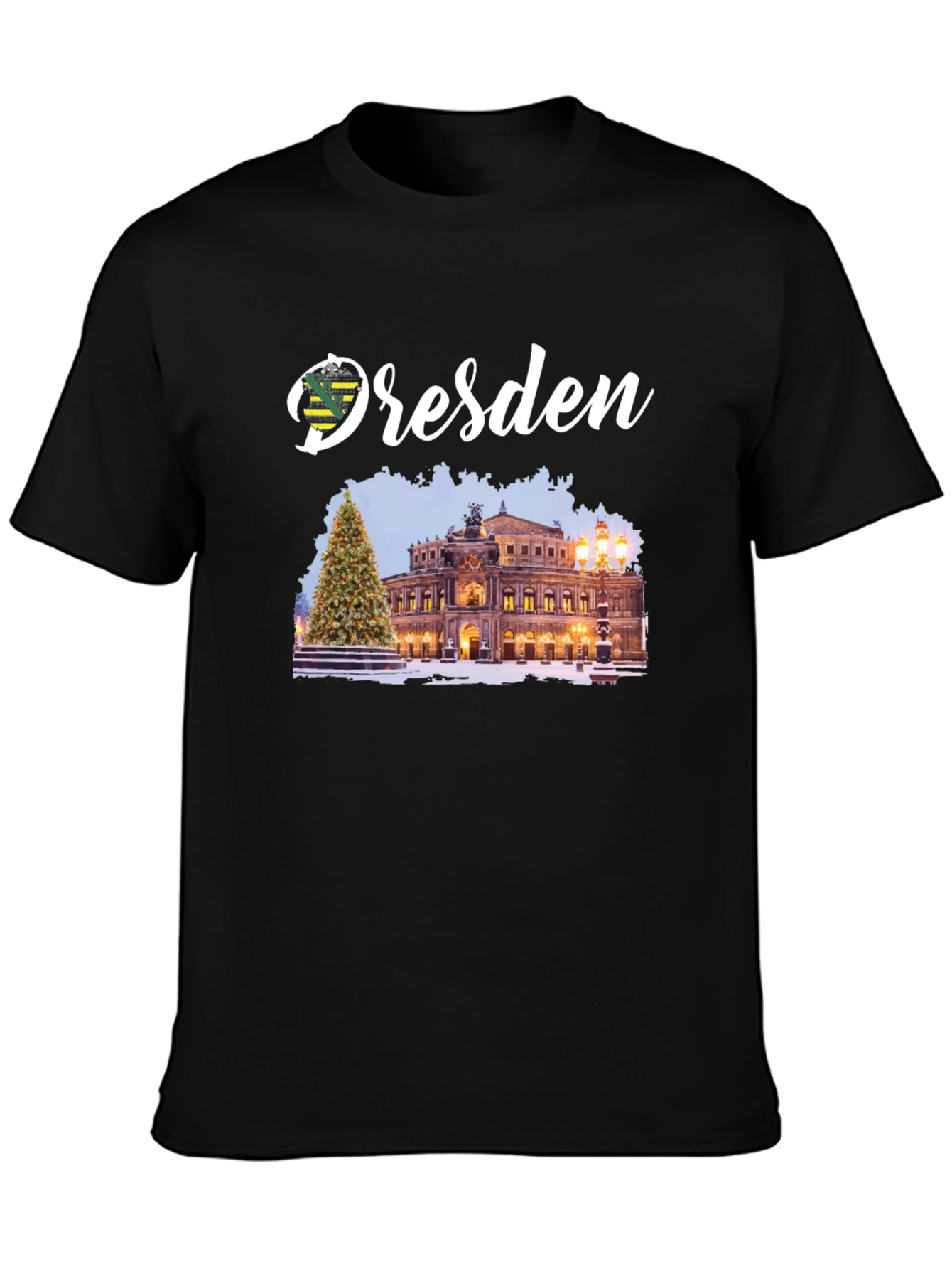 Dresden Germany T-Shirt: Semperoper Christmas