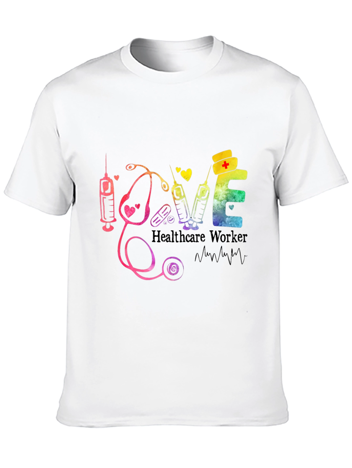 Healthcare Worker Love Graphic Tee