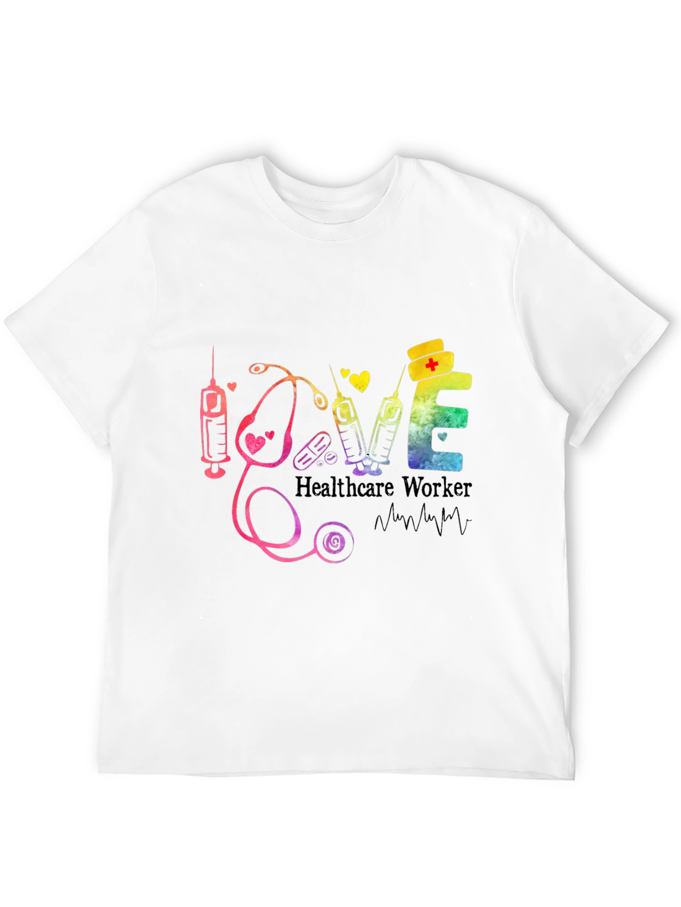 Healthcare Worker Love Graphic Tee