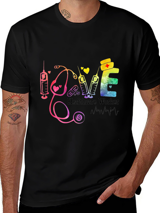 Healthcare Worker Love Graphic Tee