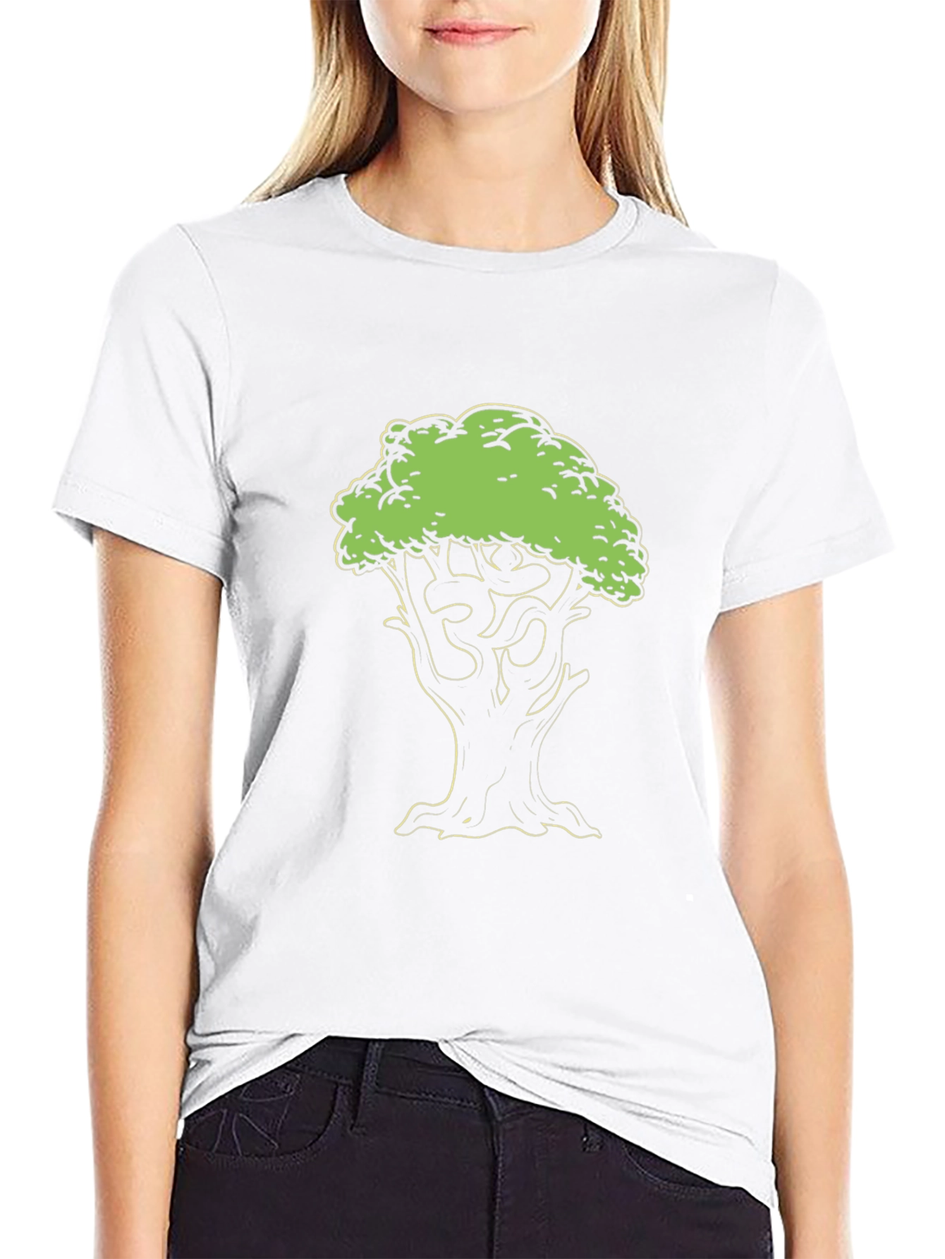 Om Tree Graphic T-Shirt