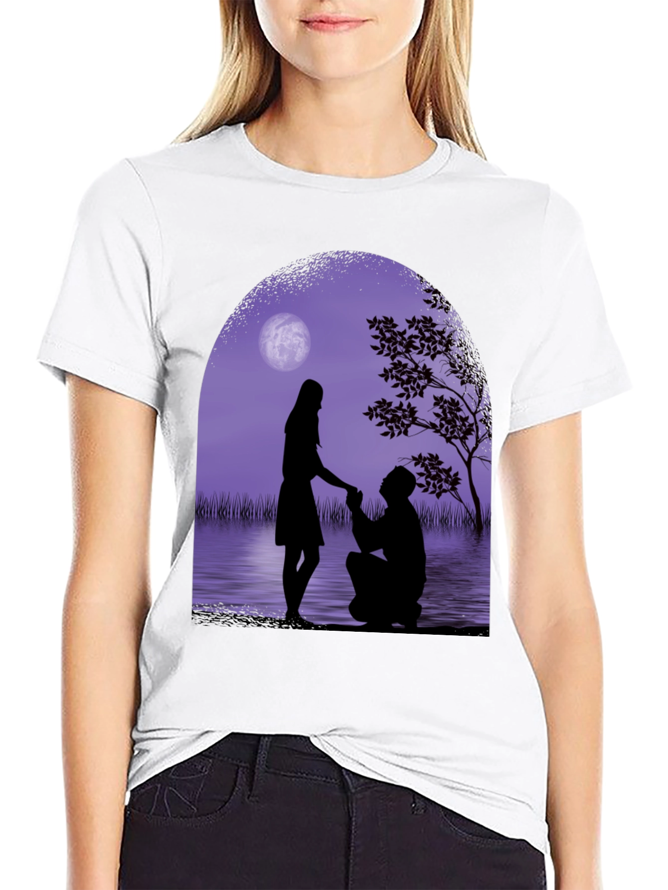 Romantic Proposal Graphic Tee