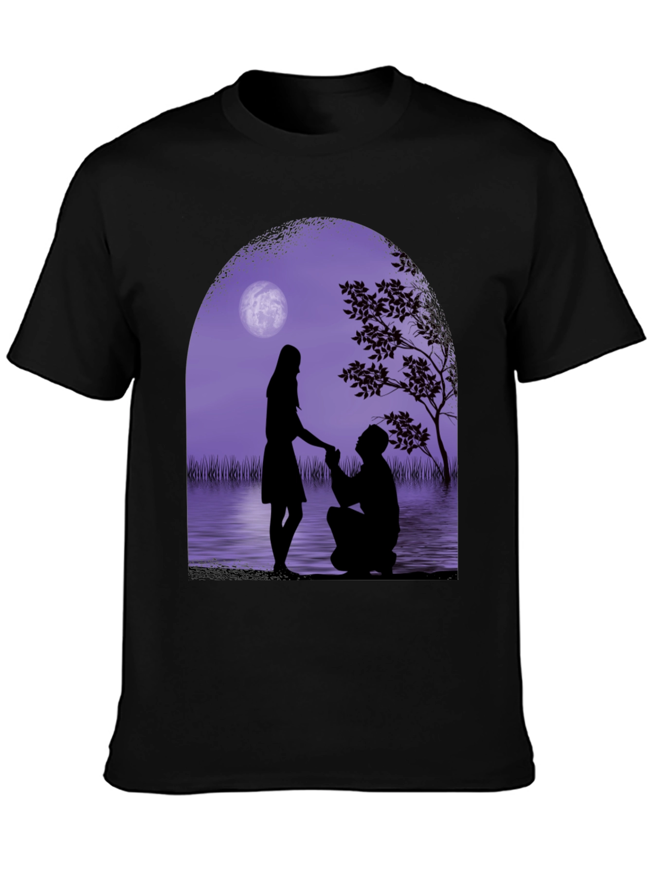 Romantic Proposal Graphic Tee