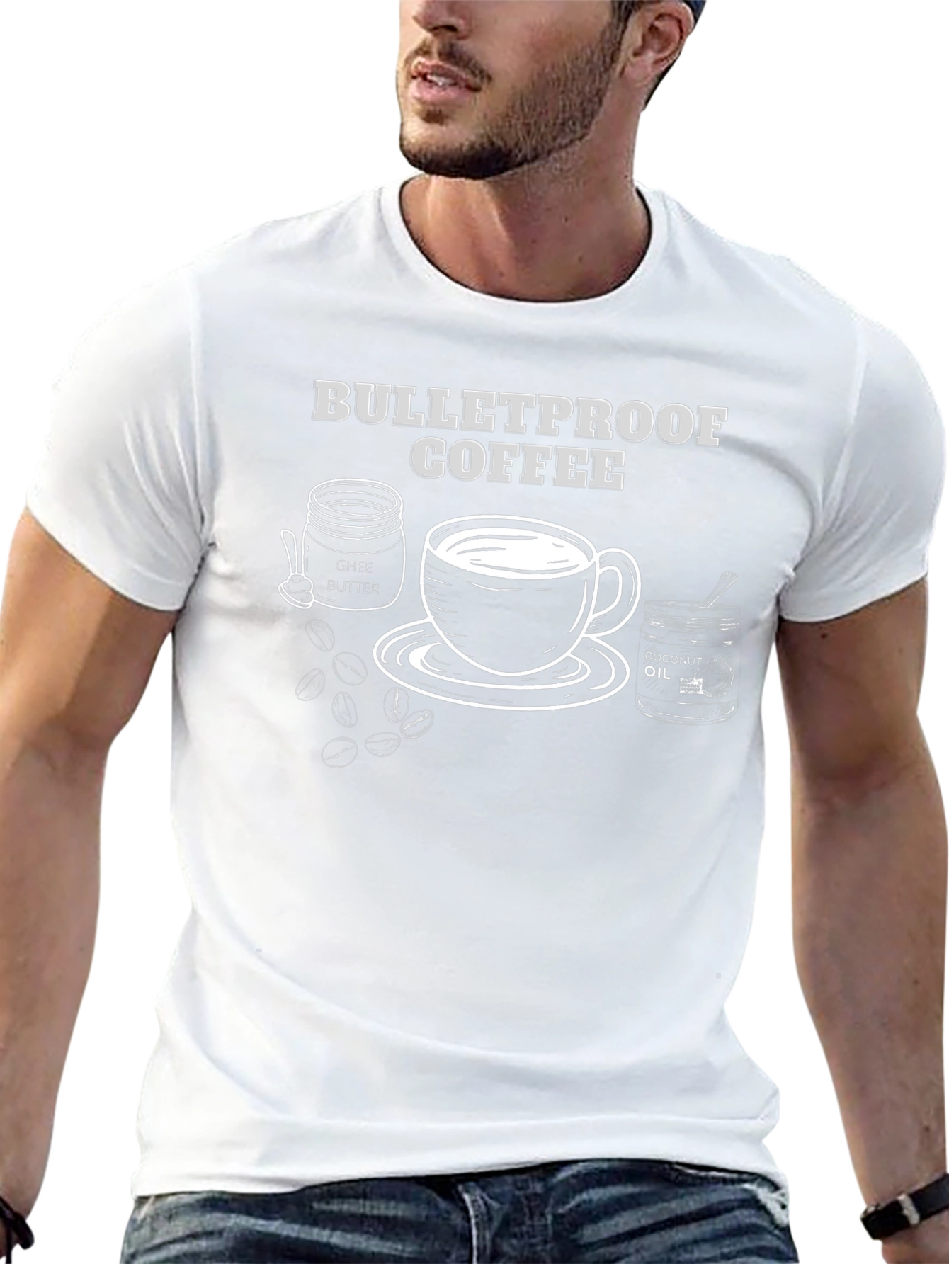 Bulletproof Coffee T-Shirt: Ghee & Coconut Oil