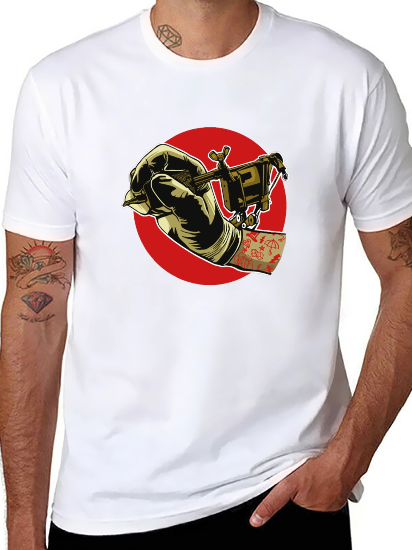 Tattoo Artist Black Graphic T-Shirt