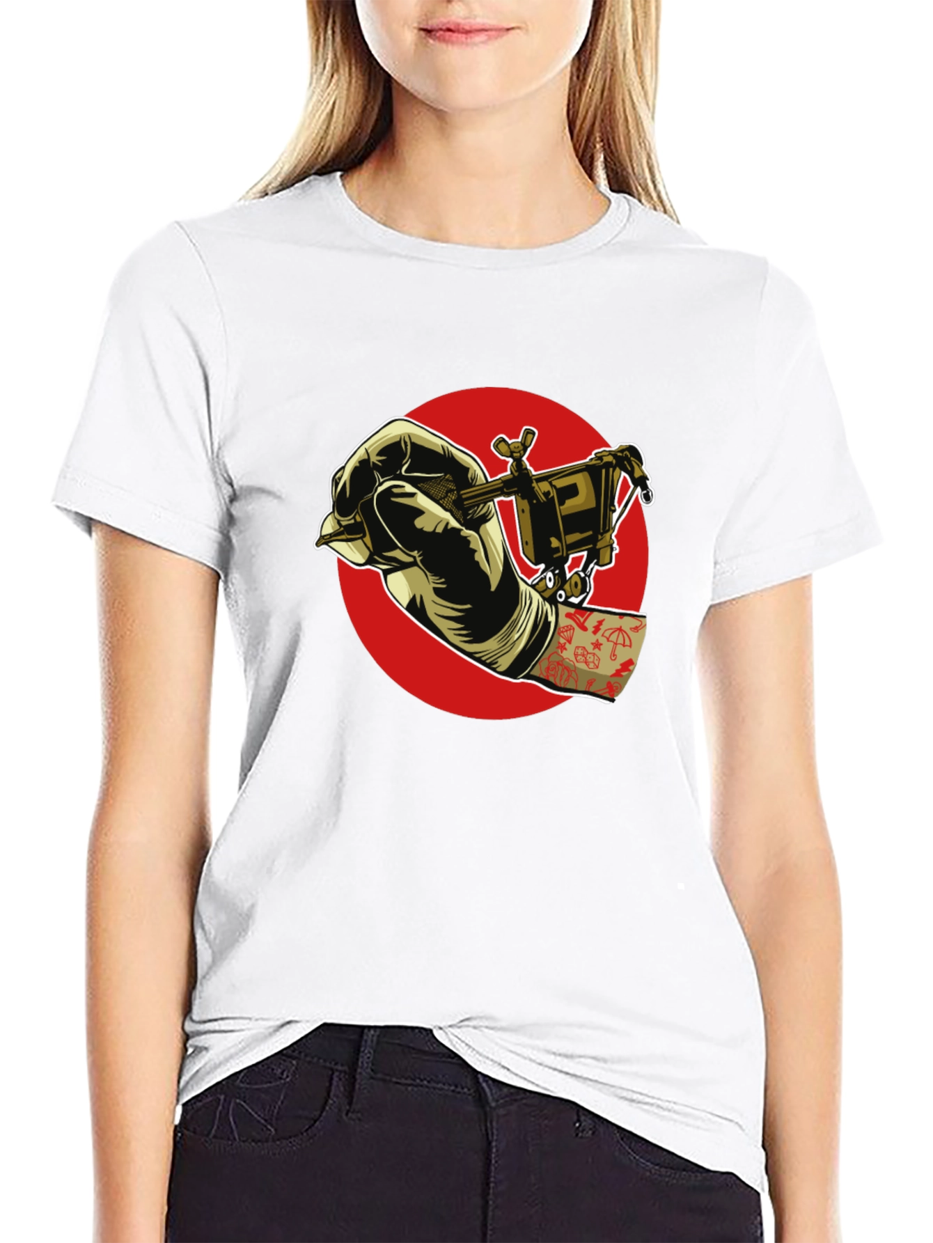Tattoo Artist Black Graphic T-Shirt