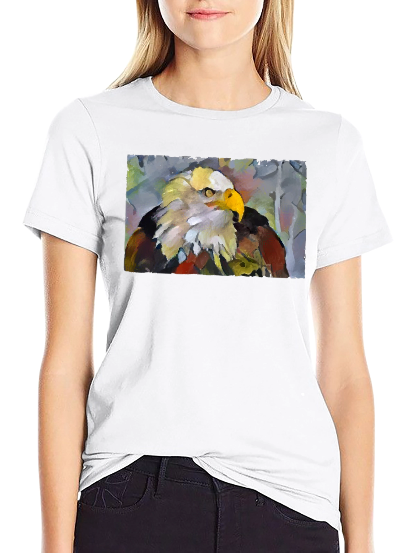 Eagle Graphic T-Shirt - Bold Artistic Design