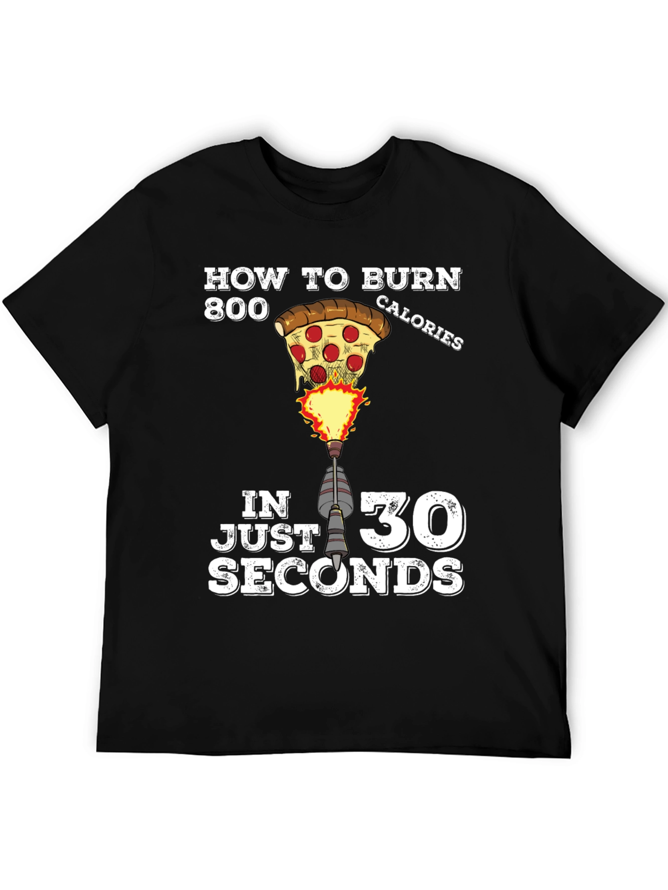 Pizza Calories Burn T-Shirt