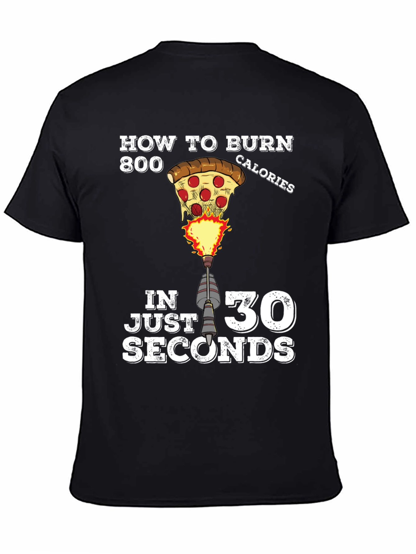 Pizza Calories Burn T-Shirt