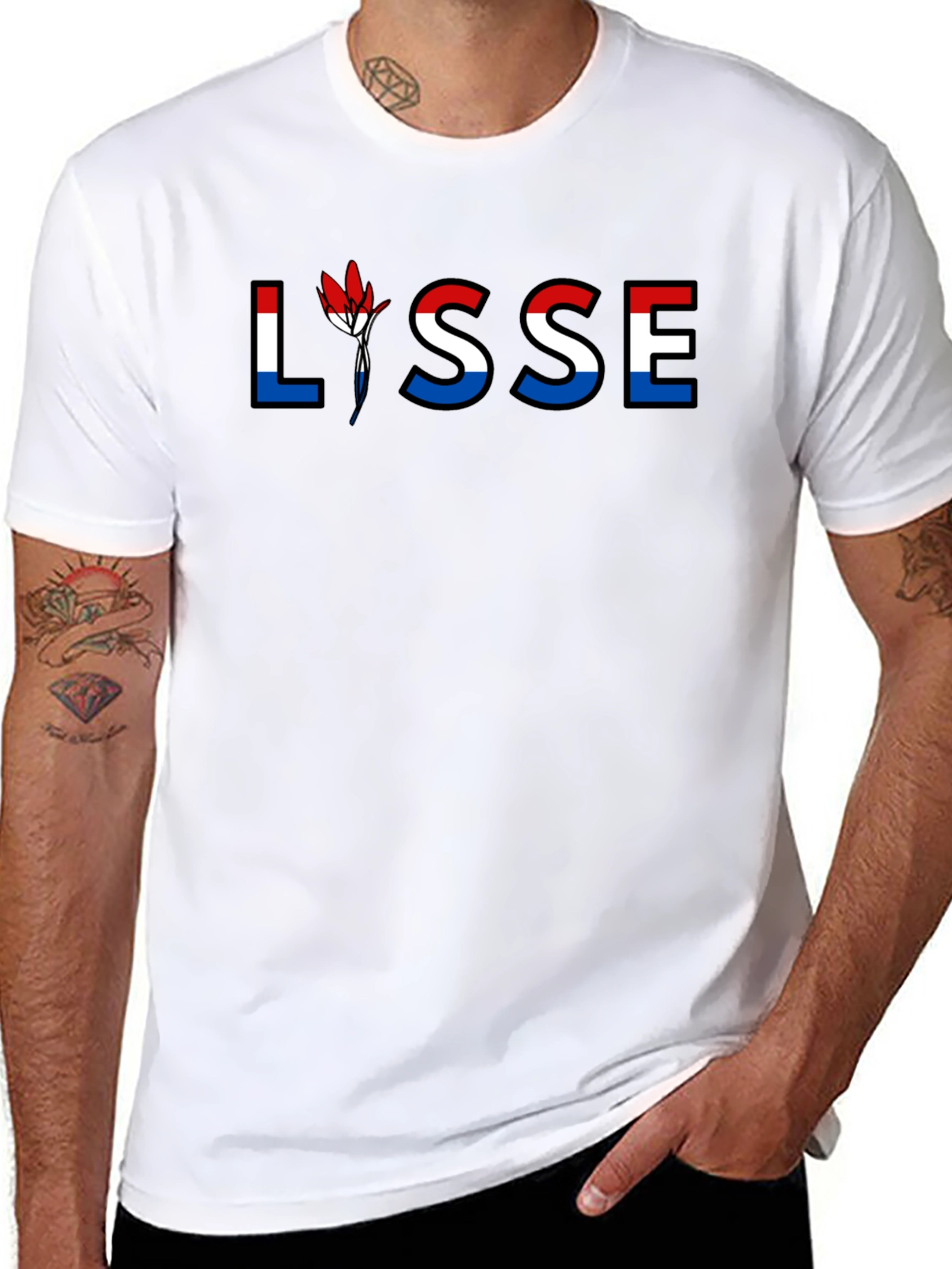 Lisse Netherlands Flag T-Shirt