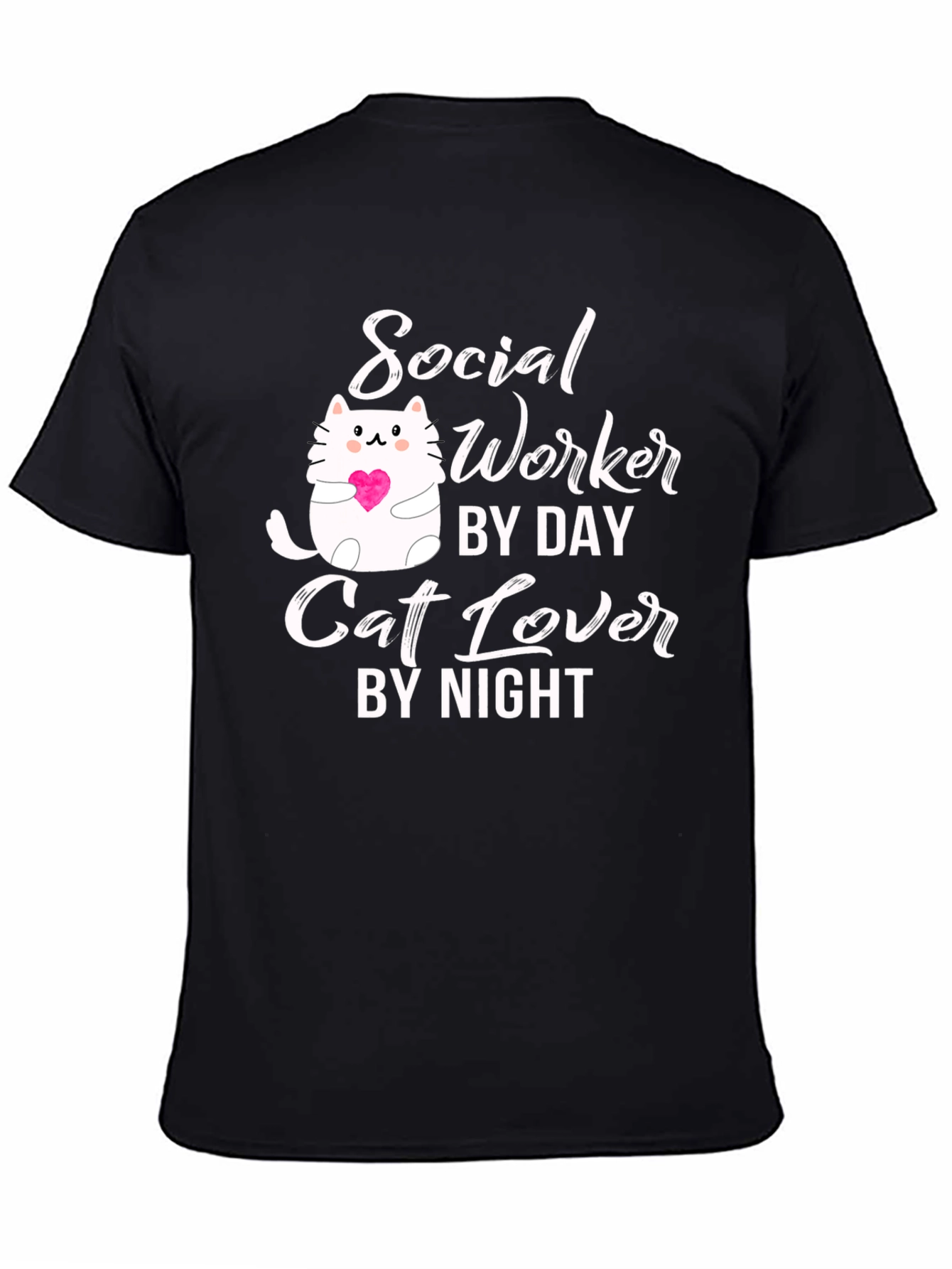 Social Worker Cat Lover T-Shirt