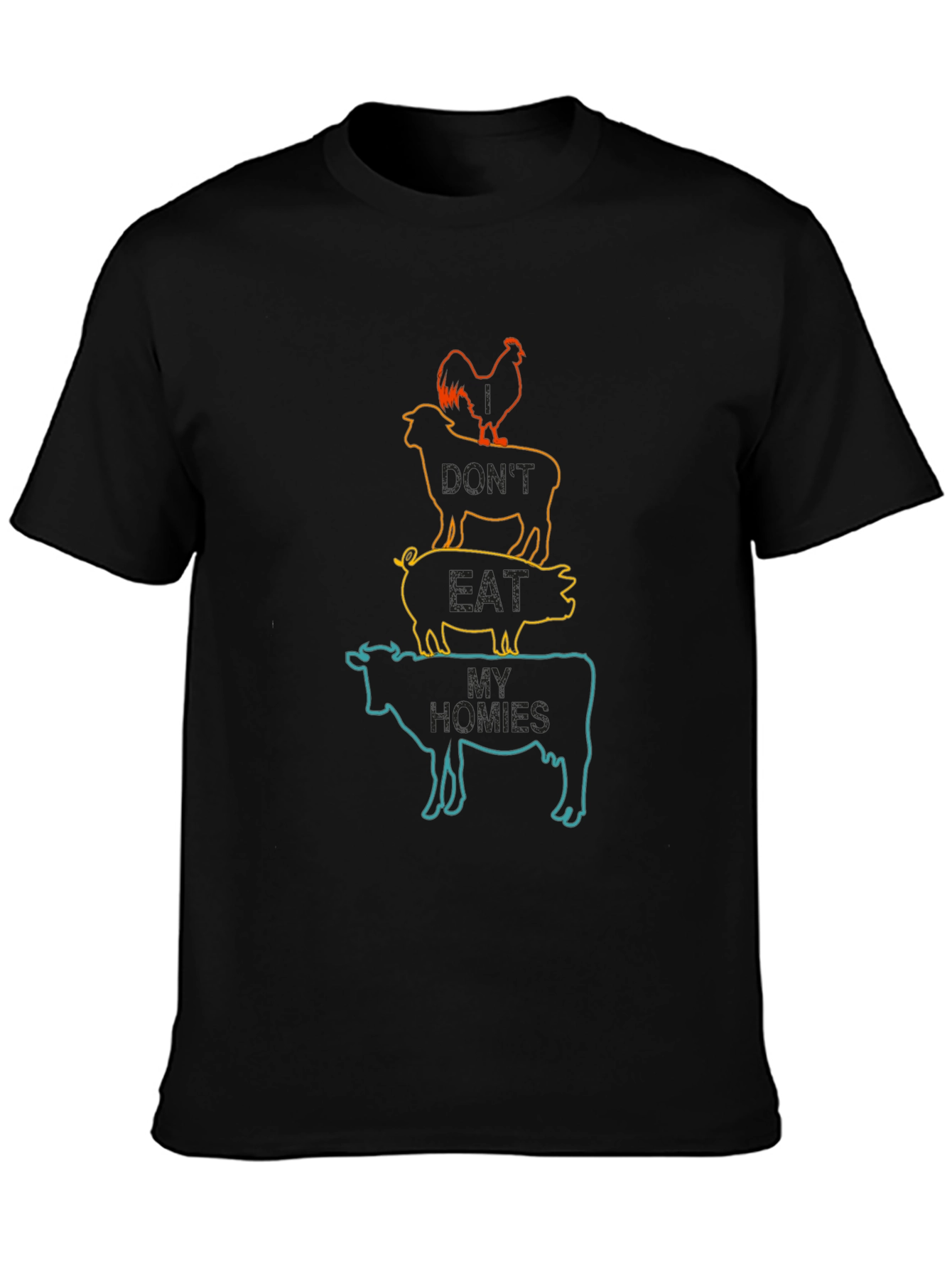 Dont Eat My Homies T-Shirt Vegan Tee