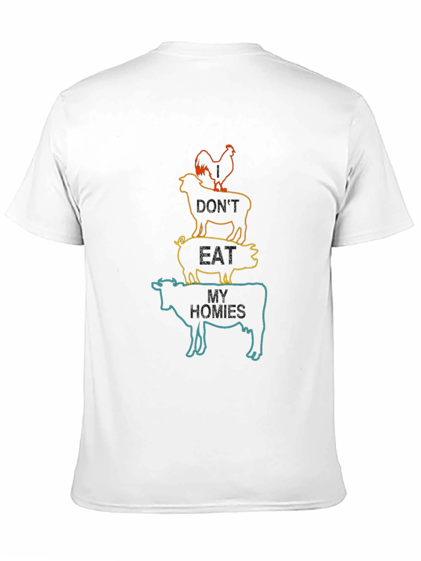 Dont Eat My Homies T-Shirt Vegan Tee