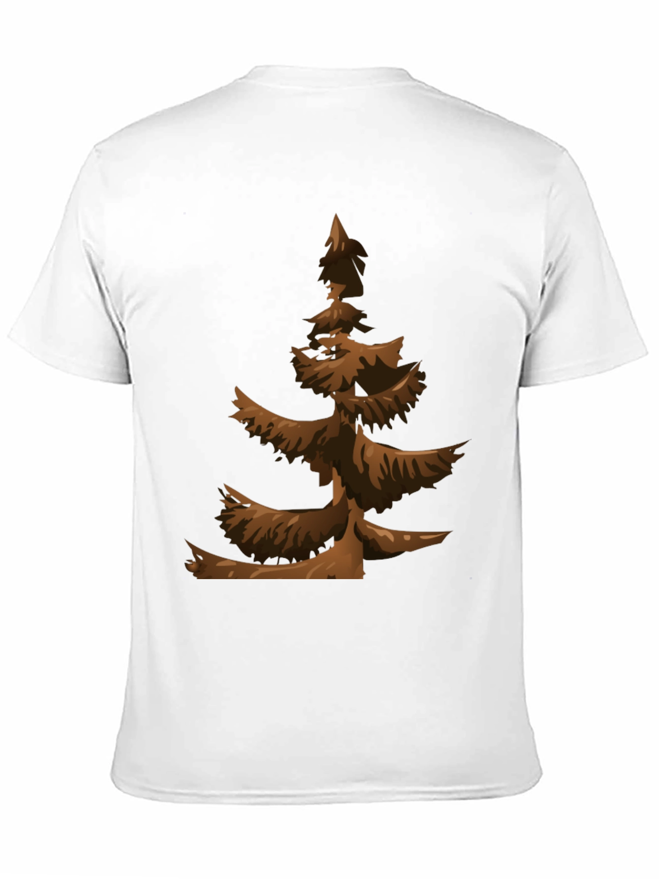 Brown Christmas Tree Graphic Tee