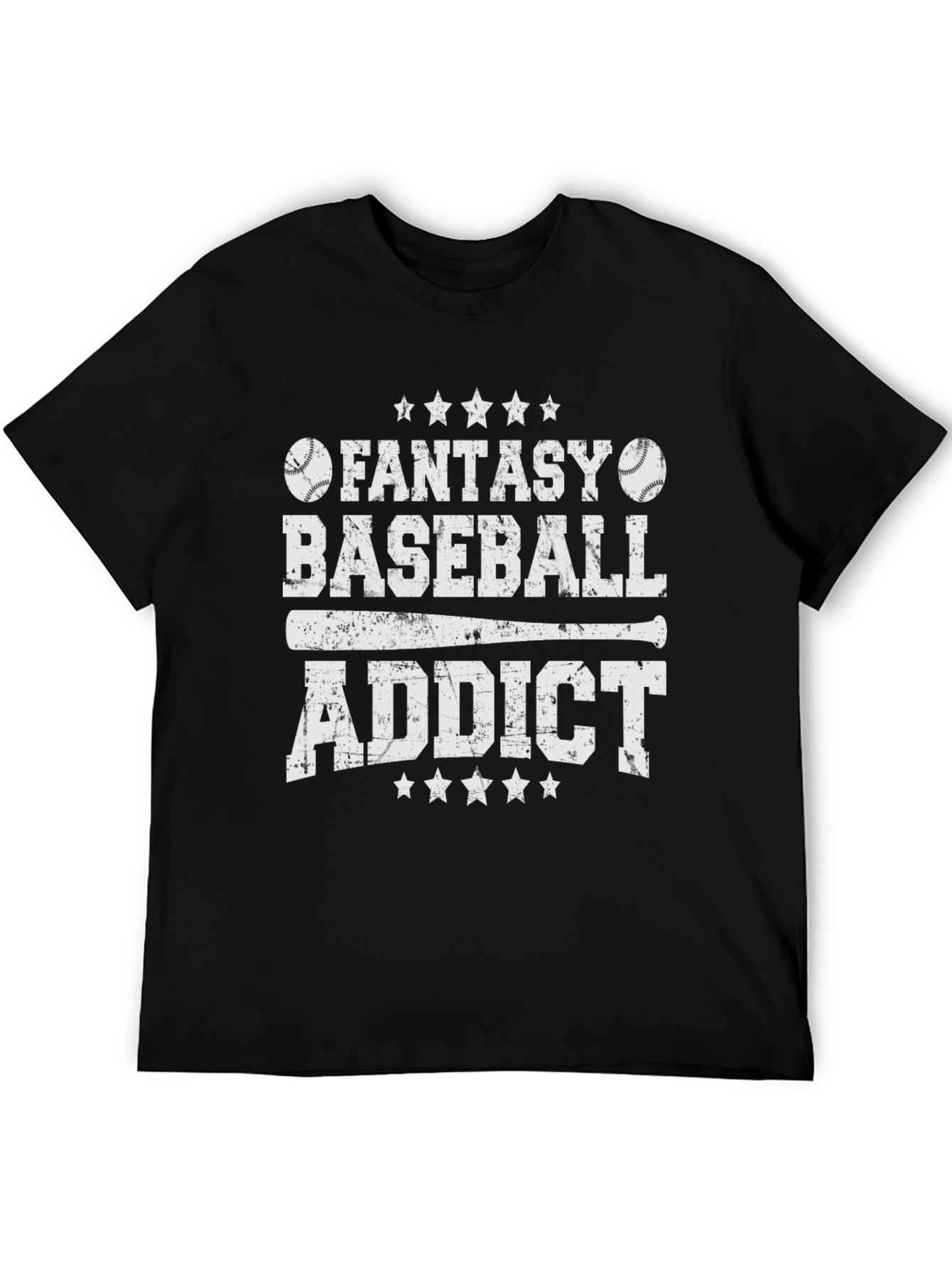 Fantasy Baseball Addict Graphic Tee