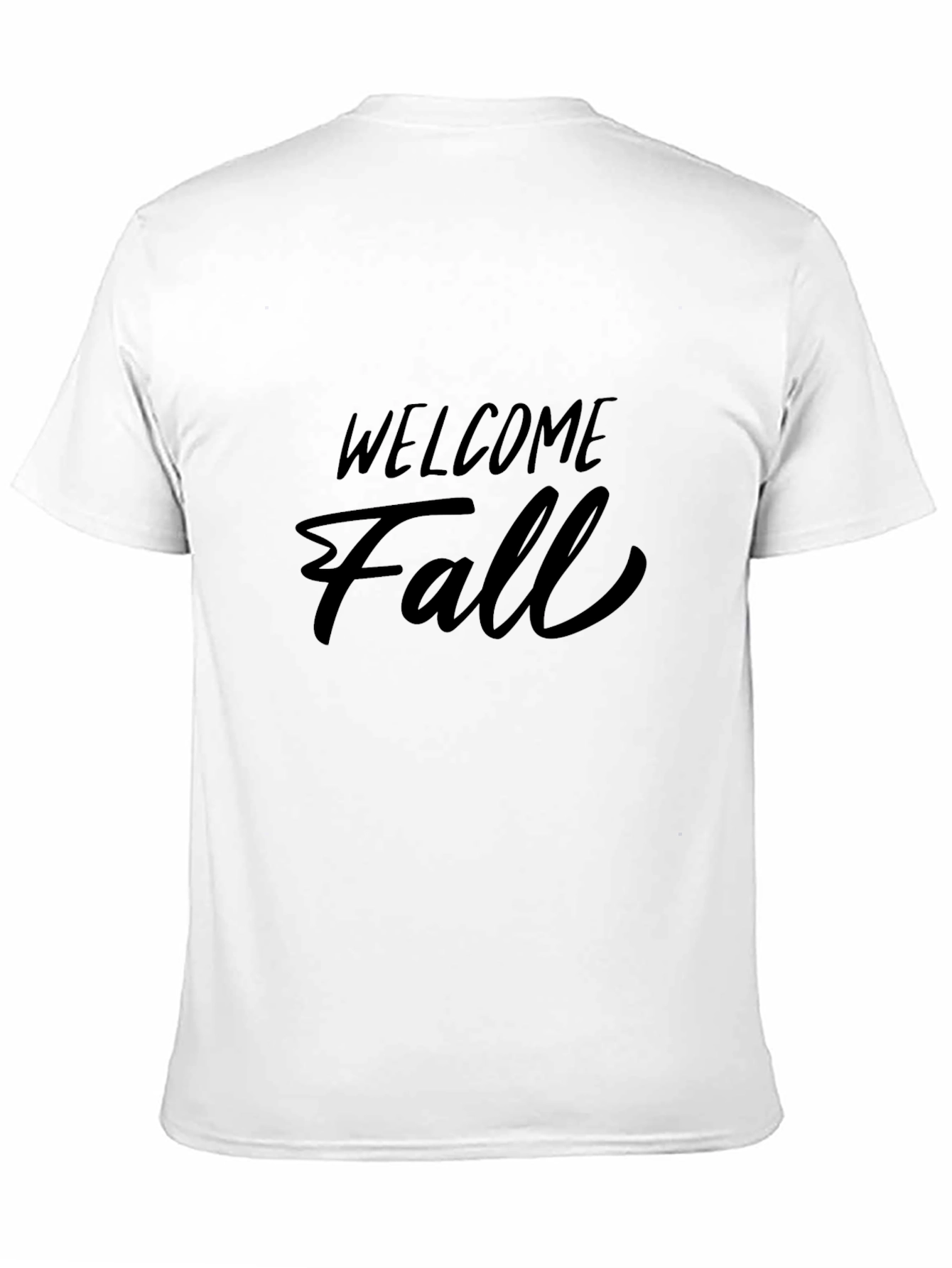 Welcome Fall Black T-Shirt