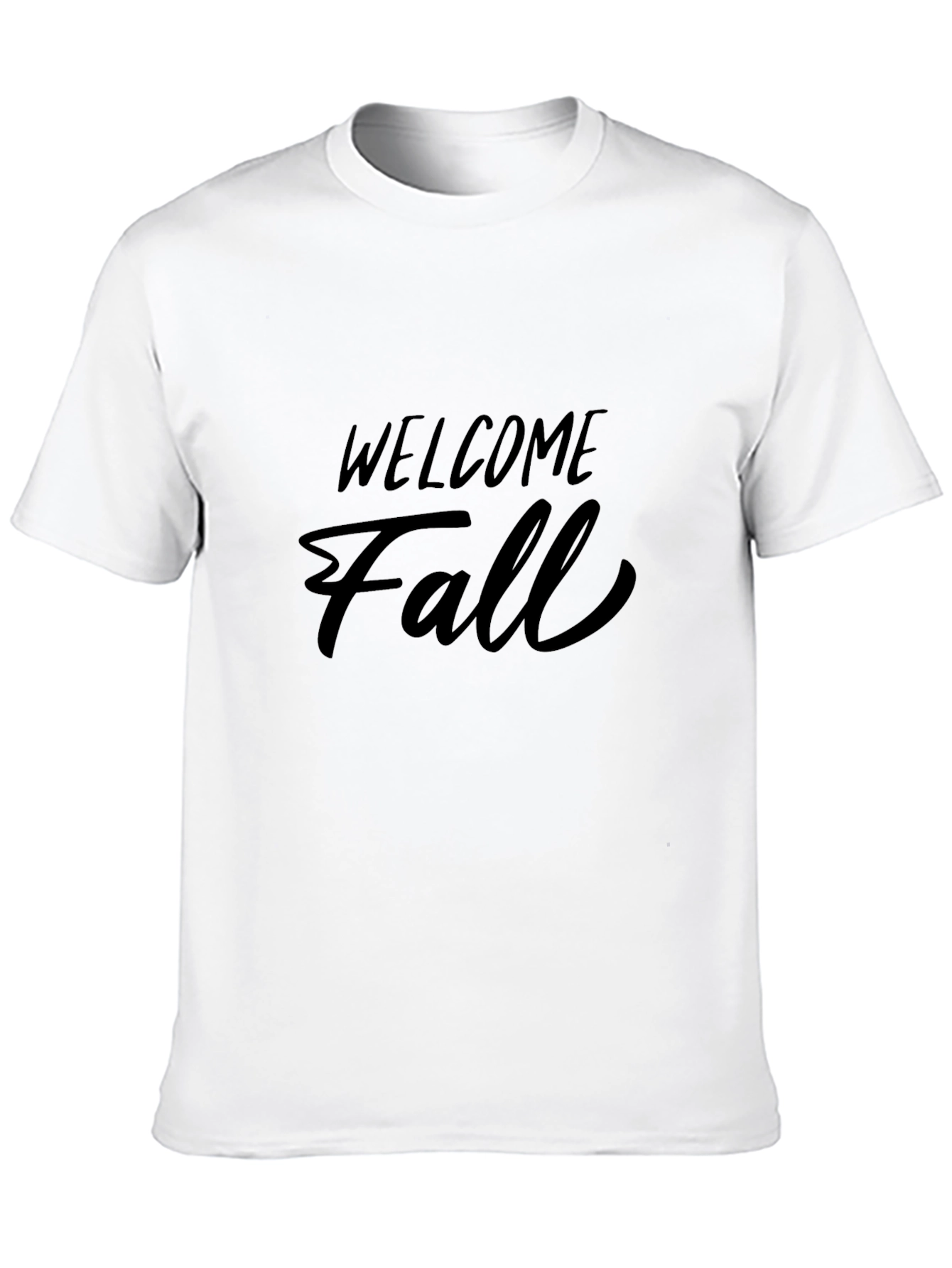 Welcome Fall Black T-Shirt