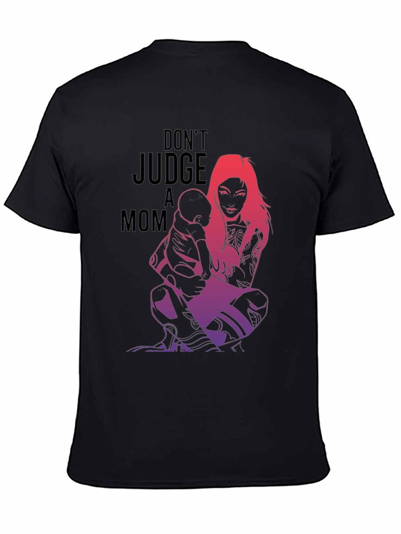 Tattooed Mom Graphic Tee - Dont Judge