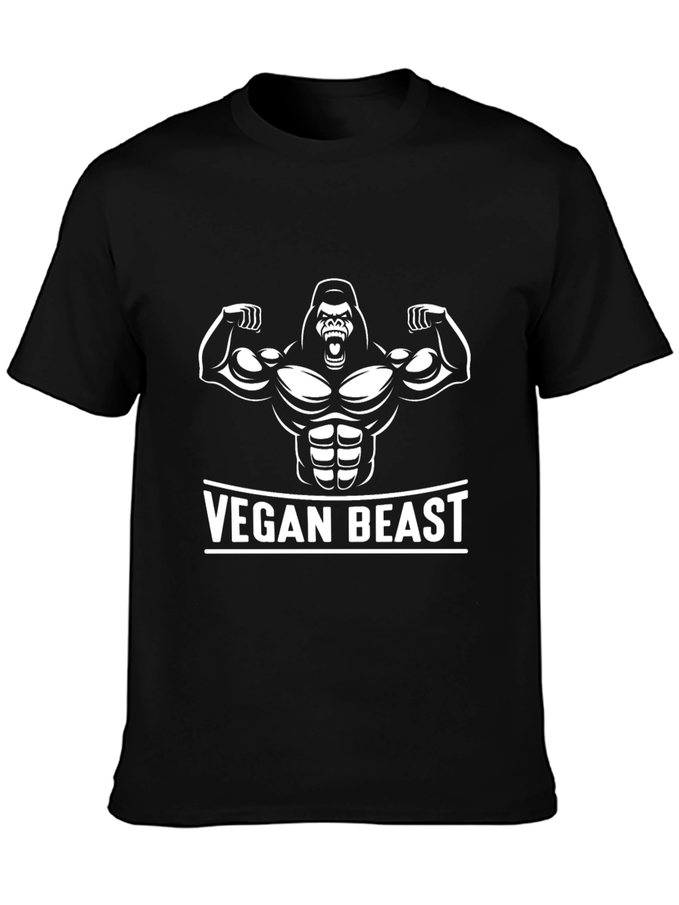 Vegan Beast Gorilla Graphic Tee