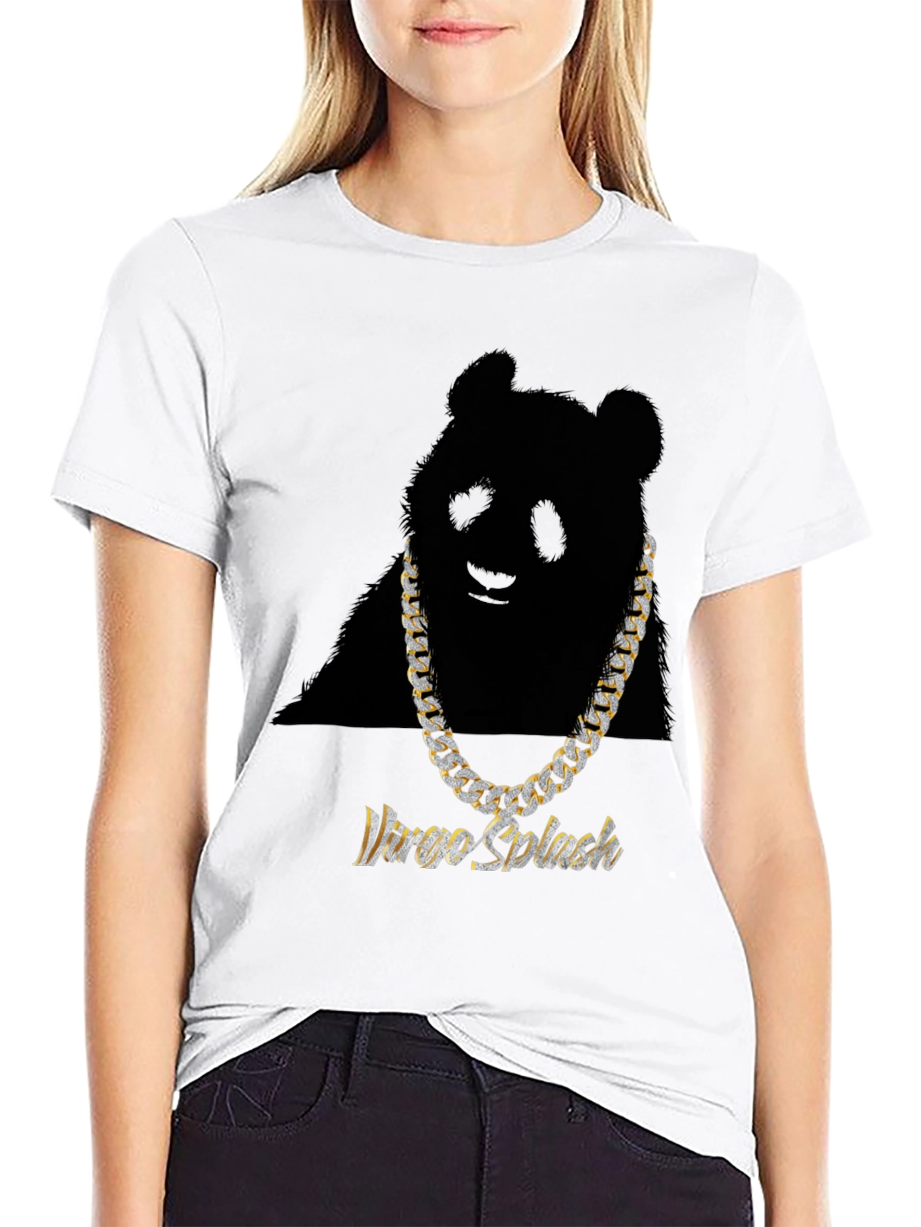 Panda Bling Graphic Tee