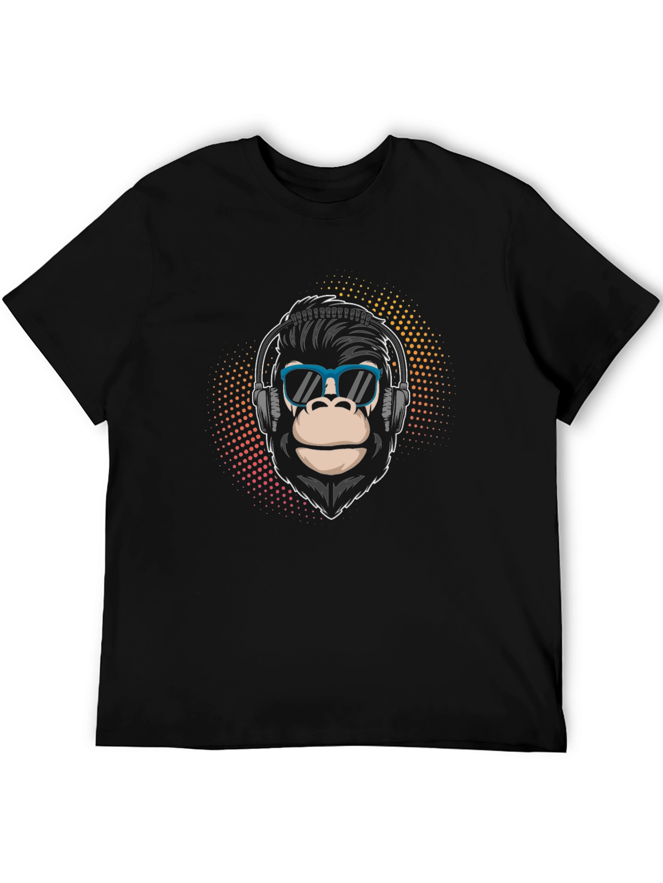 Cool Gorilla Headphone Graphic Tee