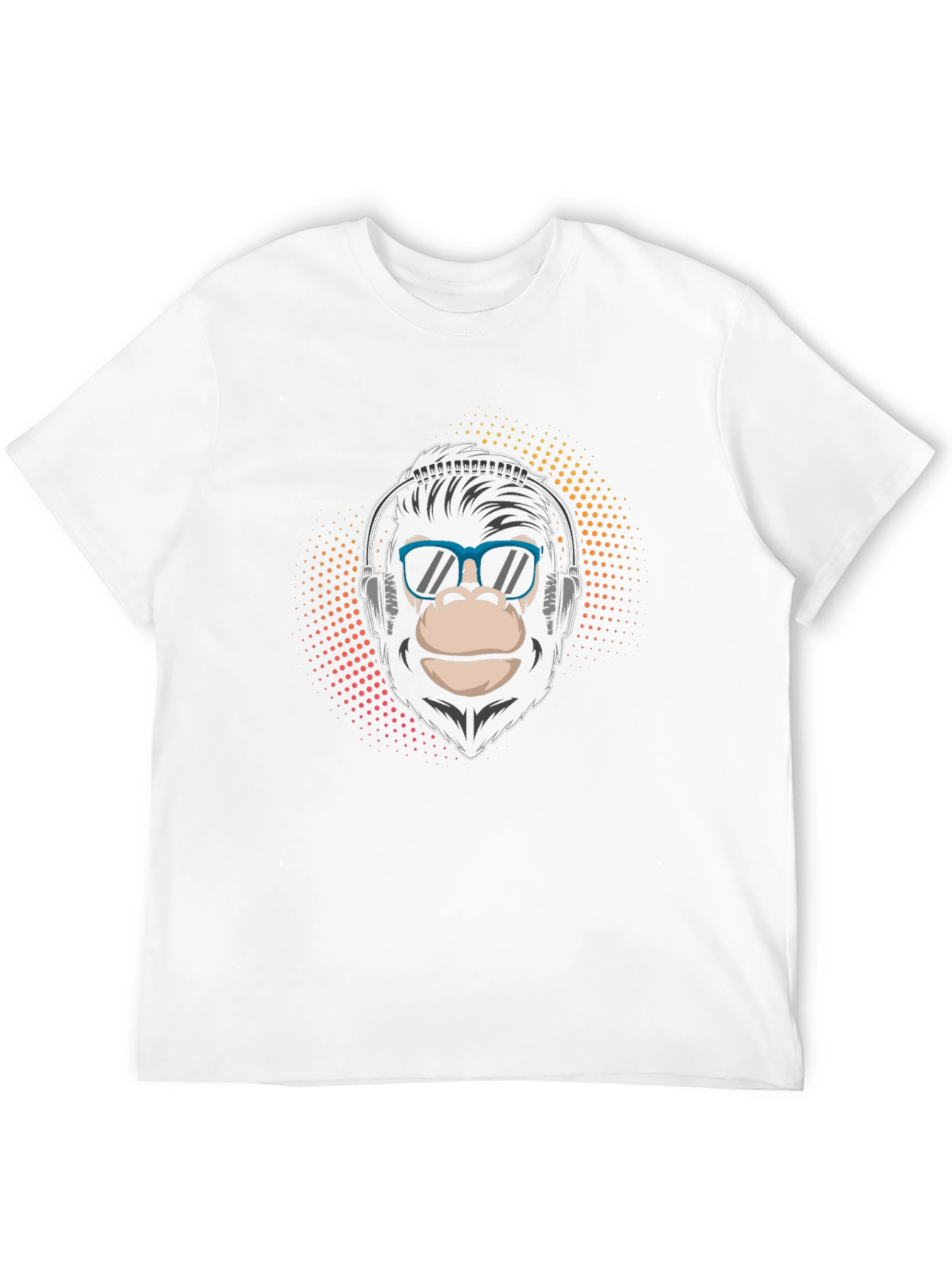 Cool Gorilla Headphone Graphic Tee