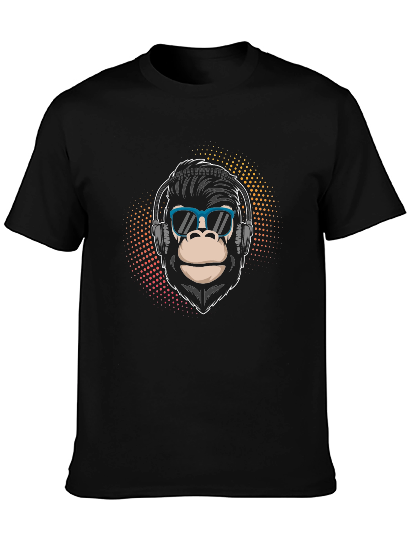 Cool Gorilla Headphone Graphic Tee