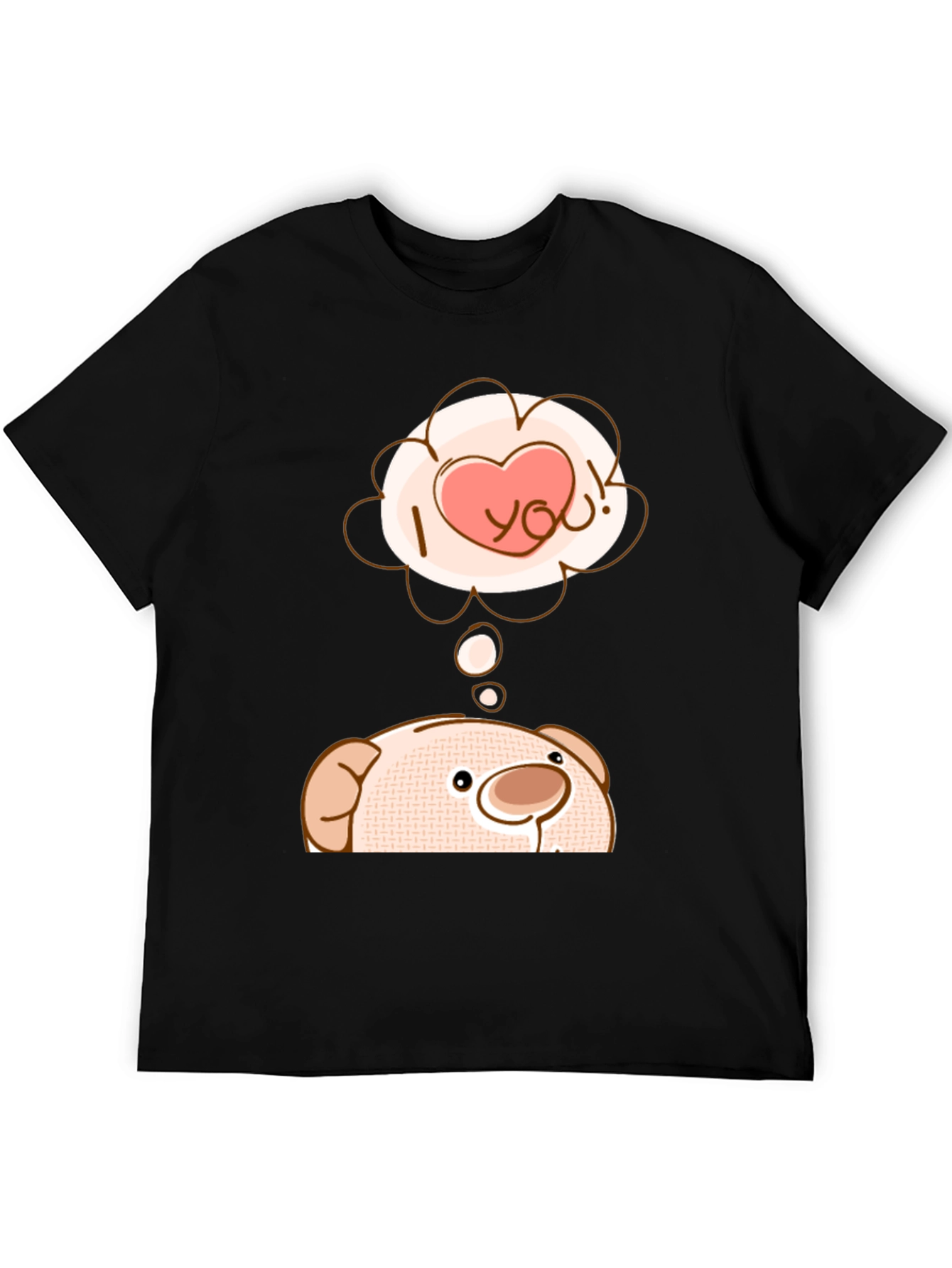 Cute Bear T-Shirt - I Love You Design
