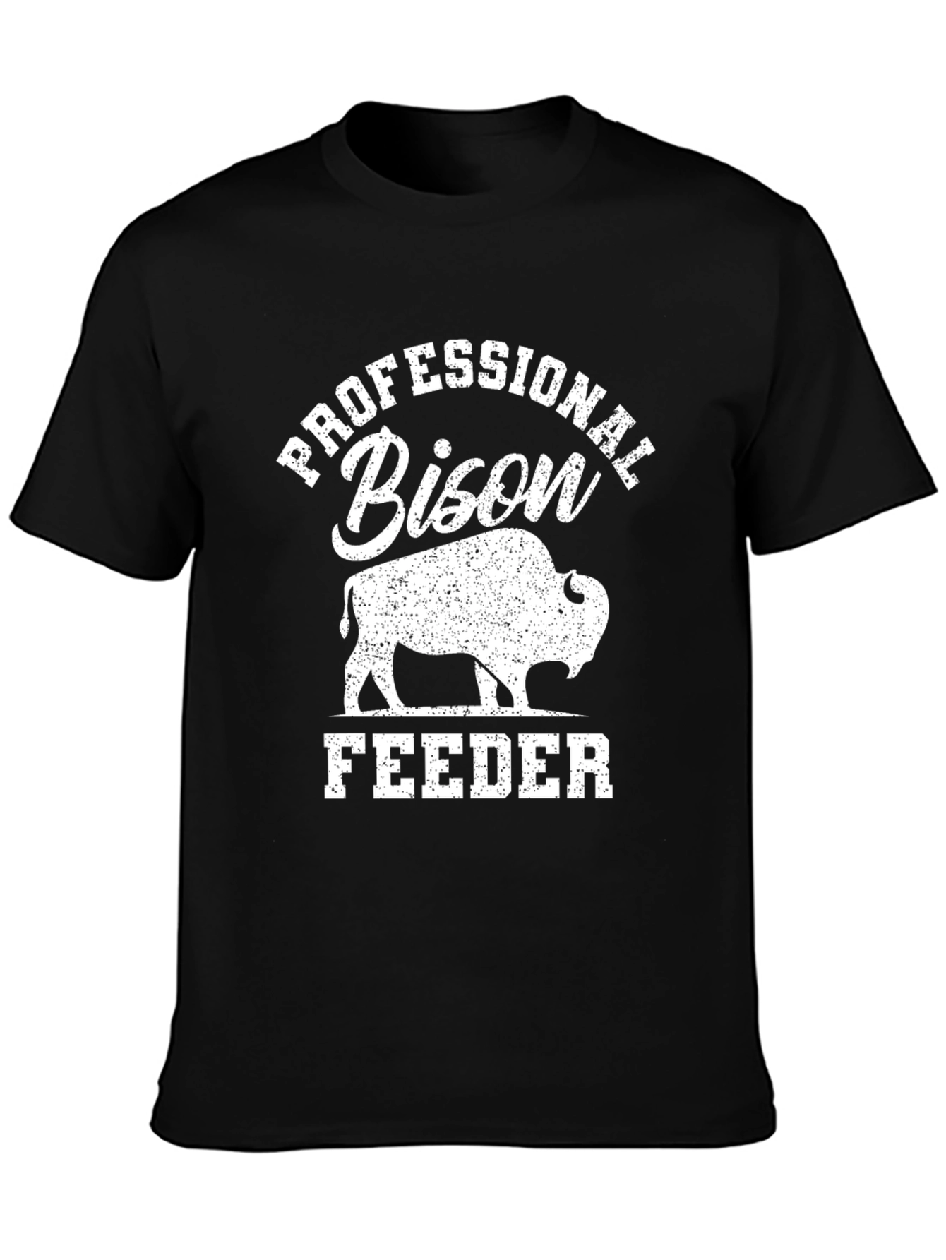 Professional Bison Feeder Graphic T-Shirt