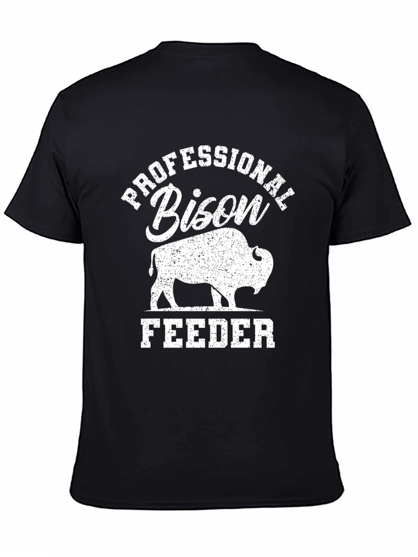 Professional Bison Feeder Graphic T-Shirt