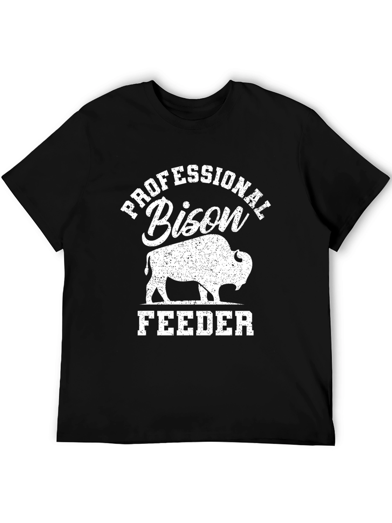 Professional Bison Feeder Graphic T-Shirt