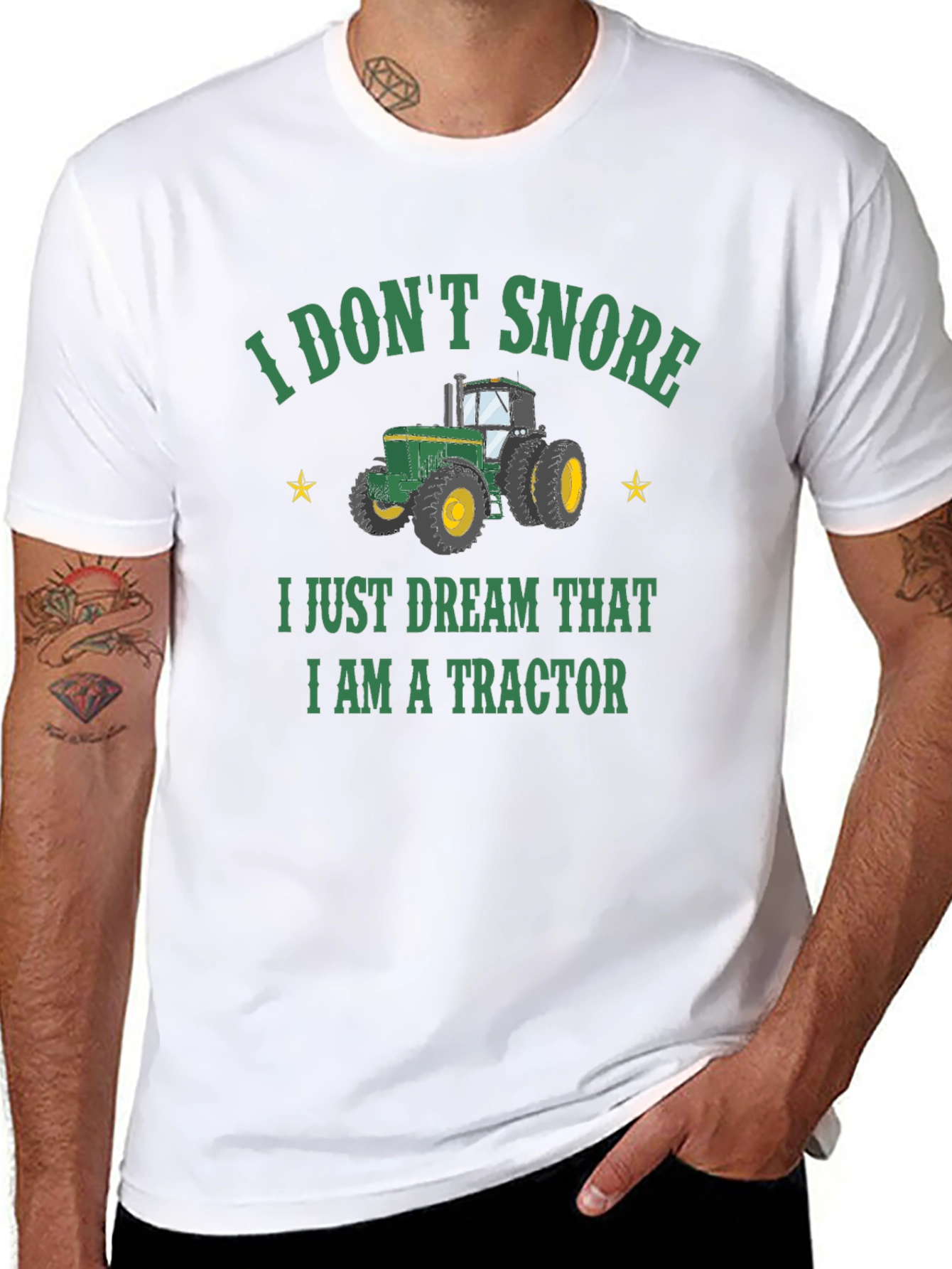 I Dont Snore Tractor T-Shirt