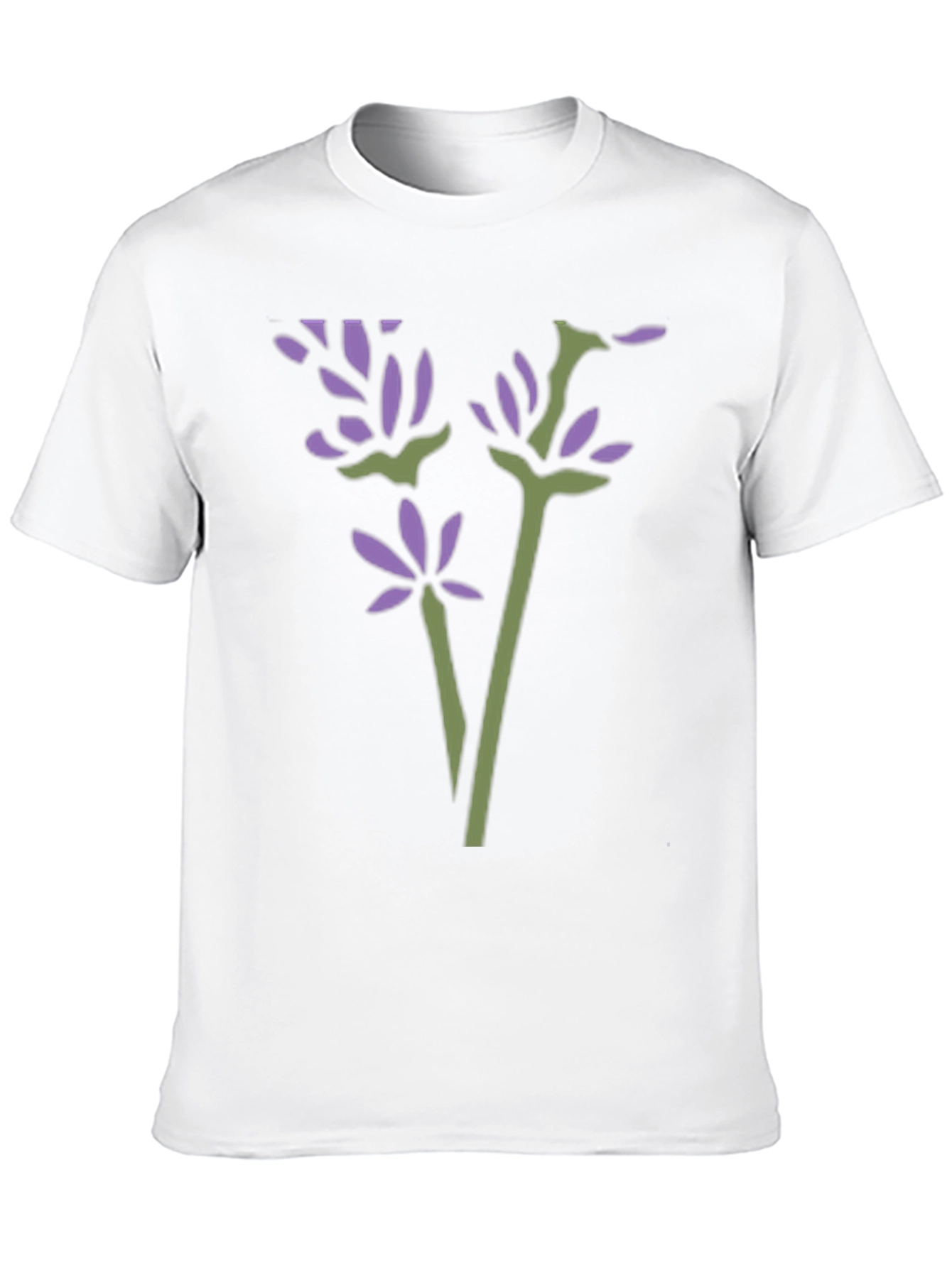 Floral Print Black T-Shirt - Stylish & Casual