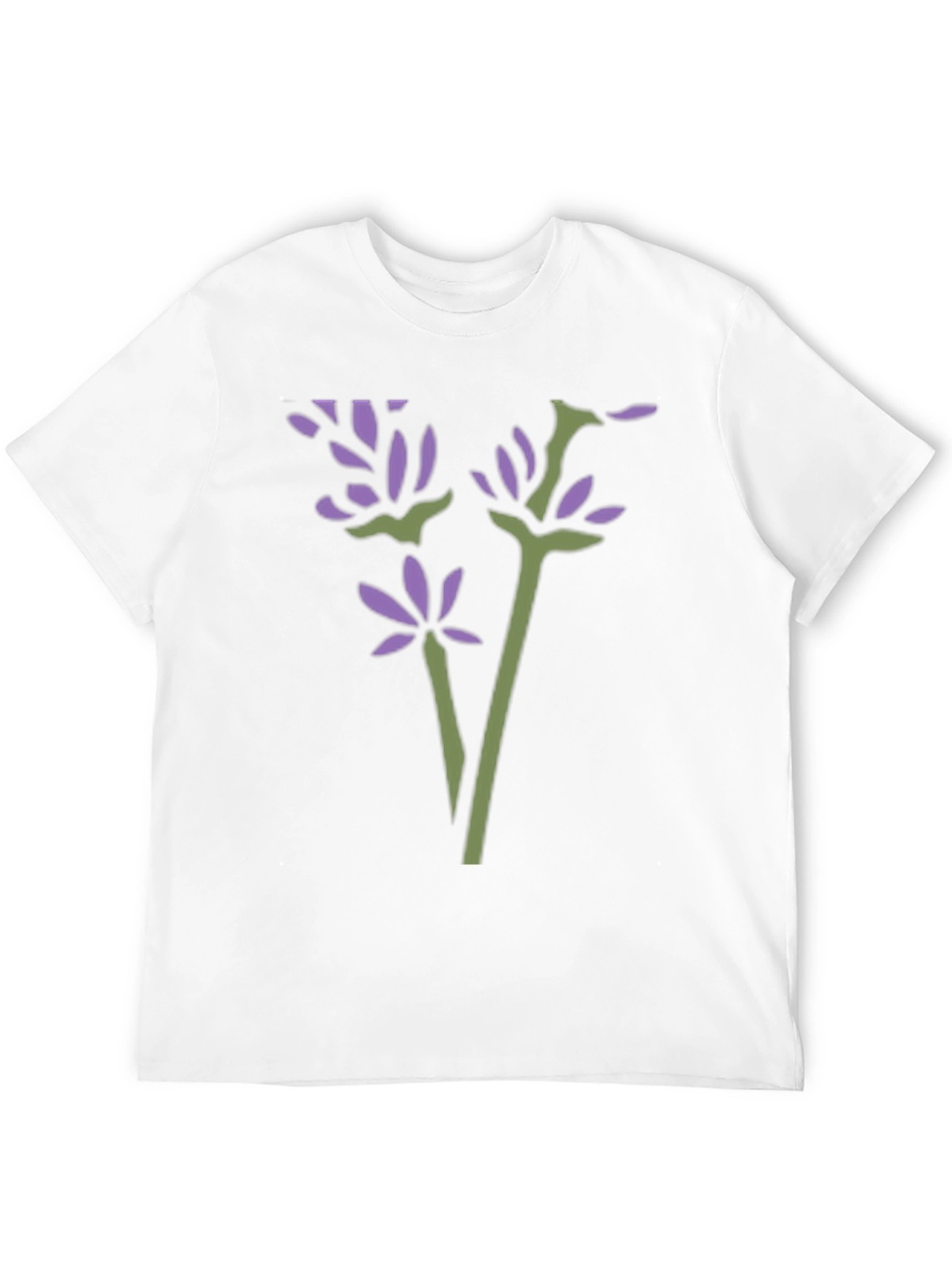 Floral Print Black T-Shirt - Stylish & Casual